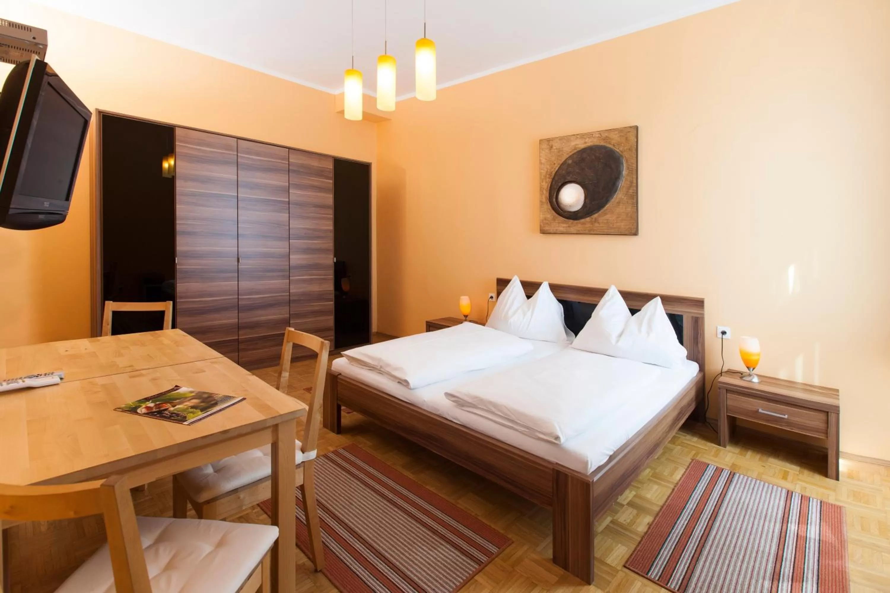 Bedroom, Bed in Feldkirchnerhof