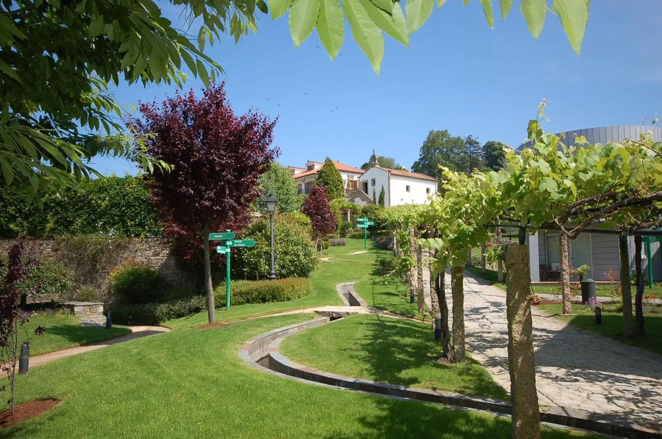 Garden in Pazo do Rio Garden in Pazo do Rio