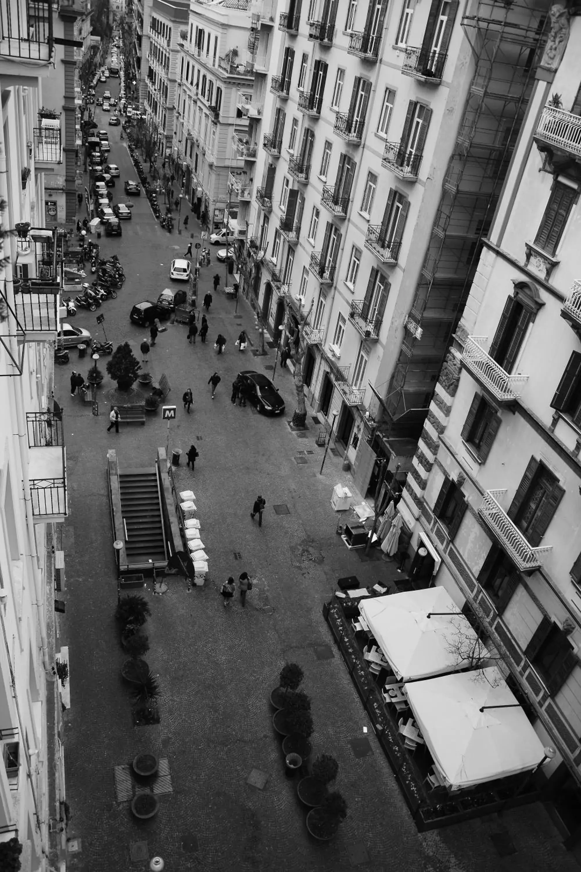 Street view in Hotel Cimarosa