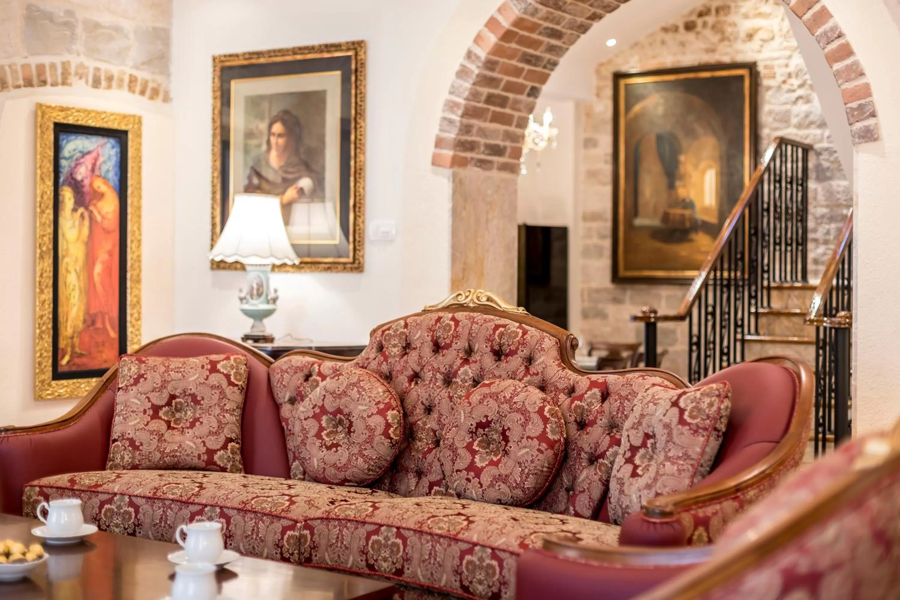 Living room in Villa Nepos Hotel