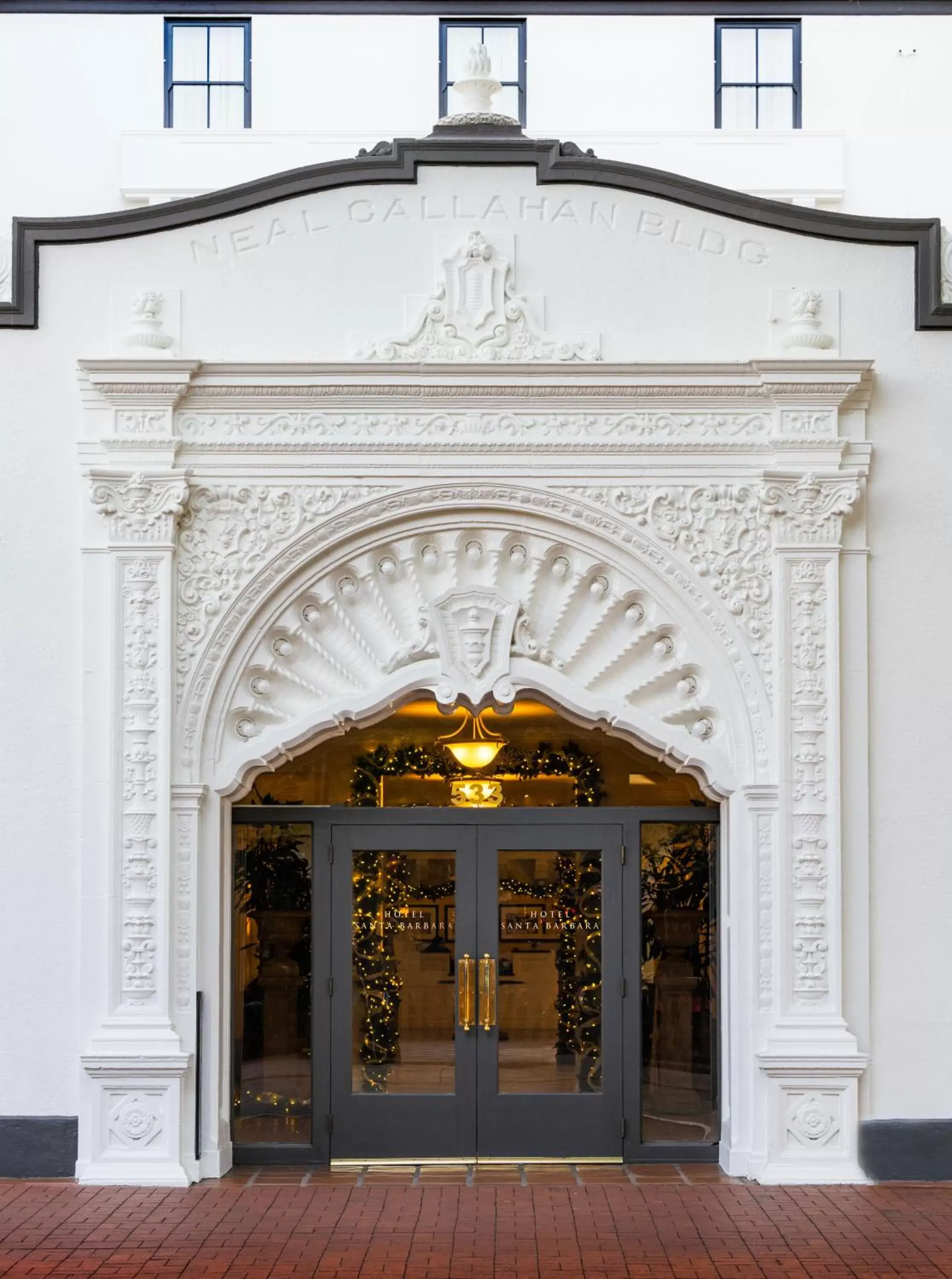 Facade/entrance in Hotel Santa Barbara