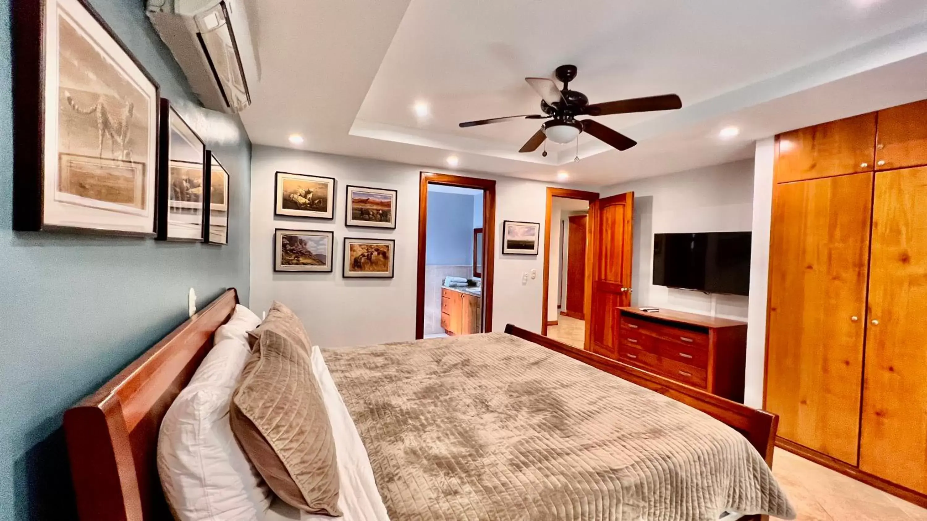 Bedroom in Monte Carlo Luxury Condominiums