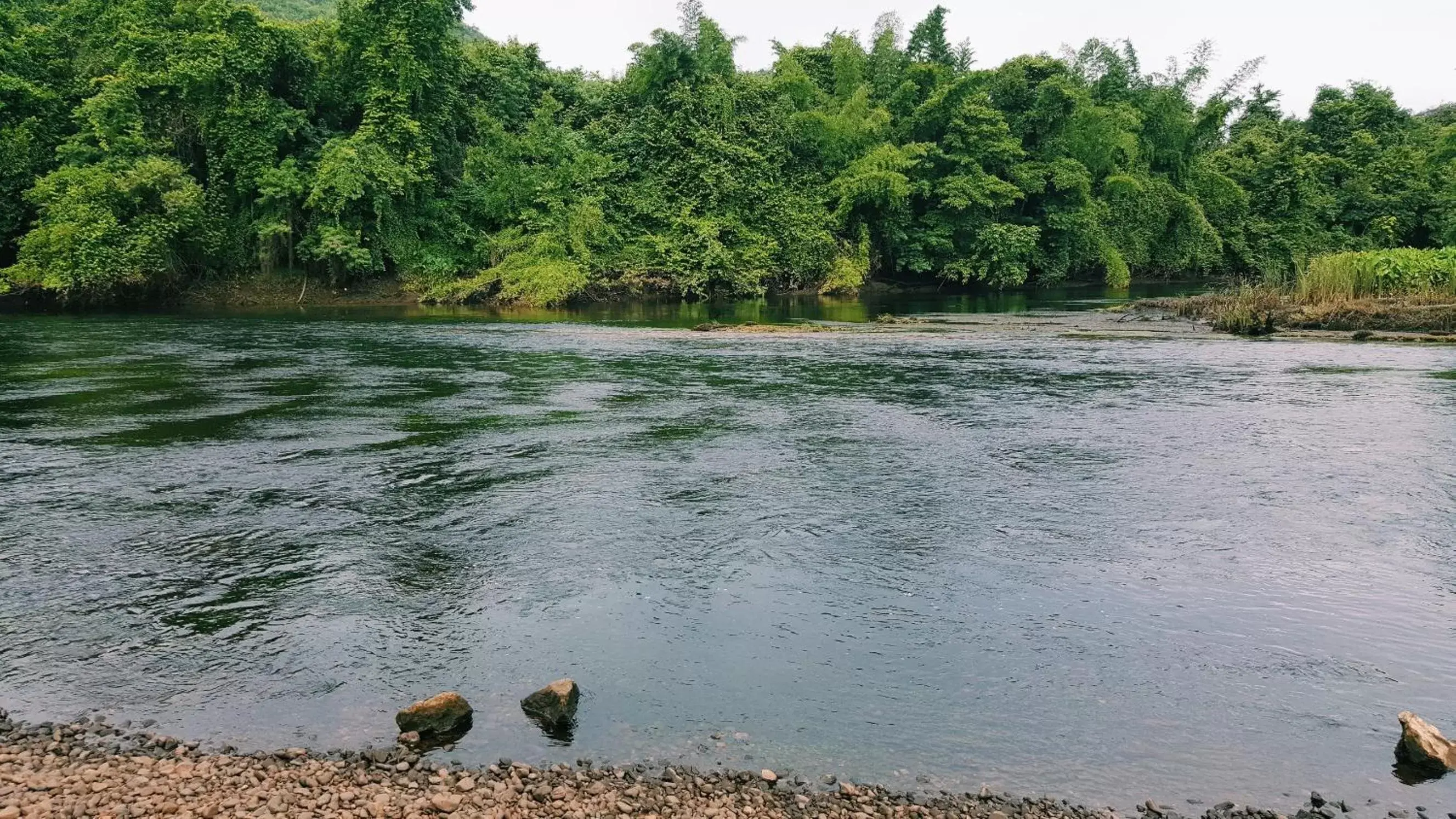 Natural landscape in Aekpailin River Kwai Resort