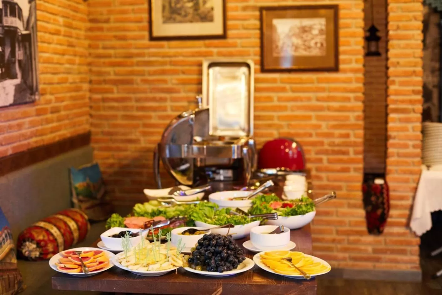 Food and drinks in Hotel Aivani Old Tbilisi