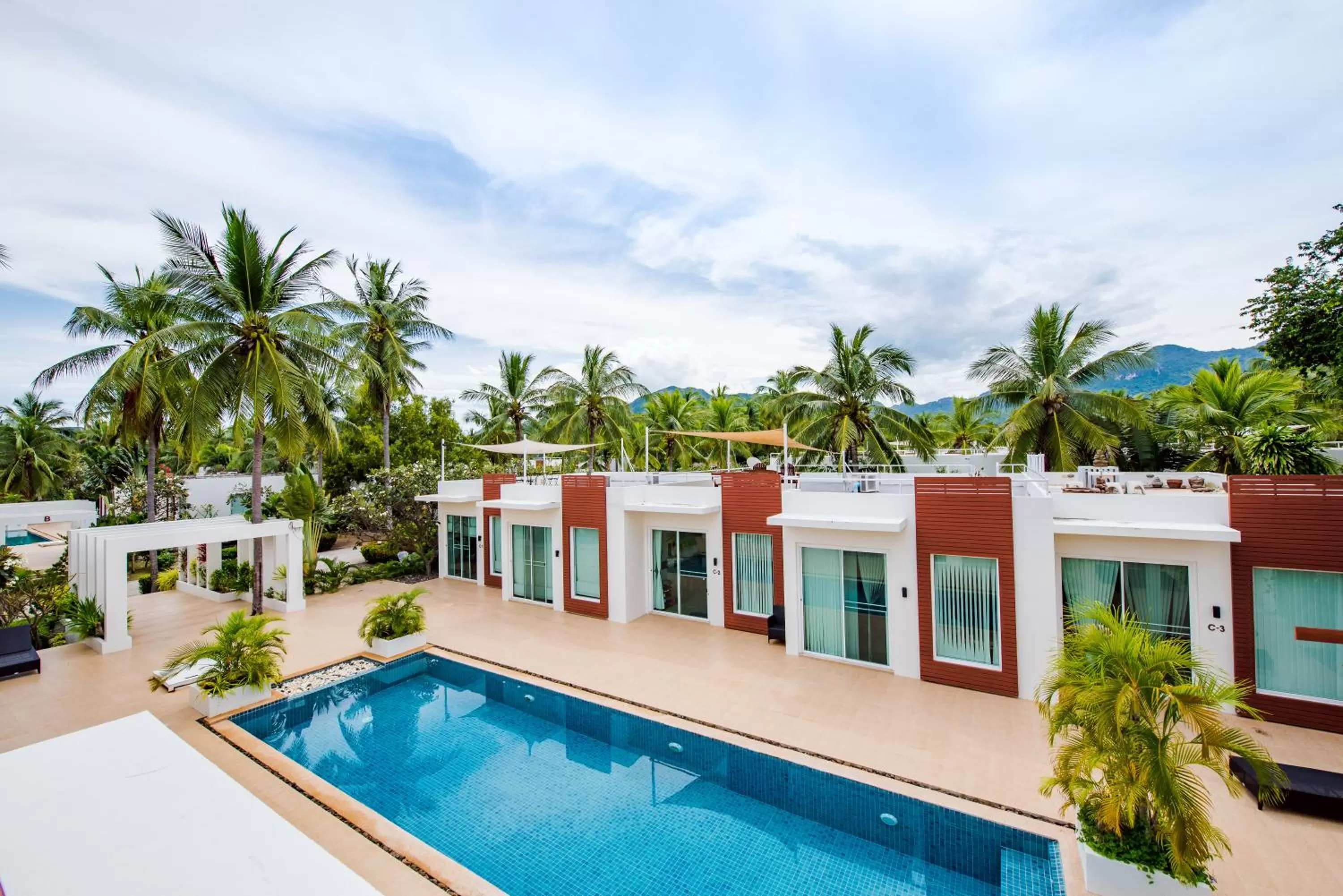 Swimming pool in The Beach Village Resort