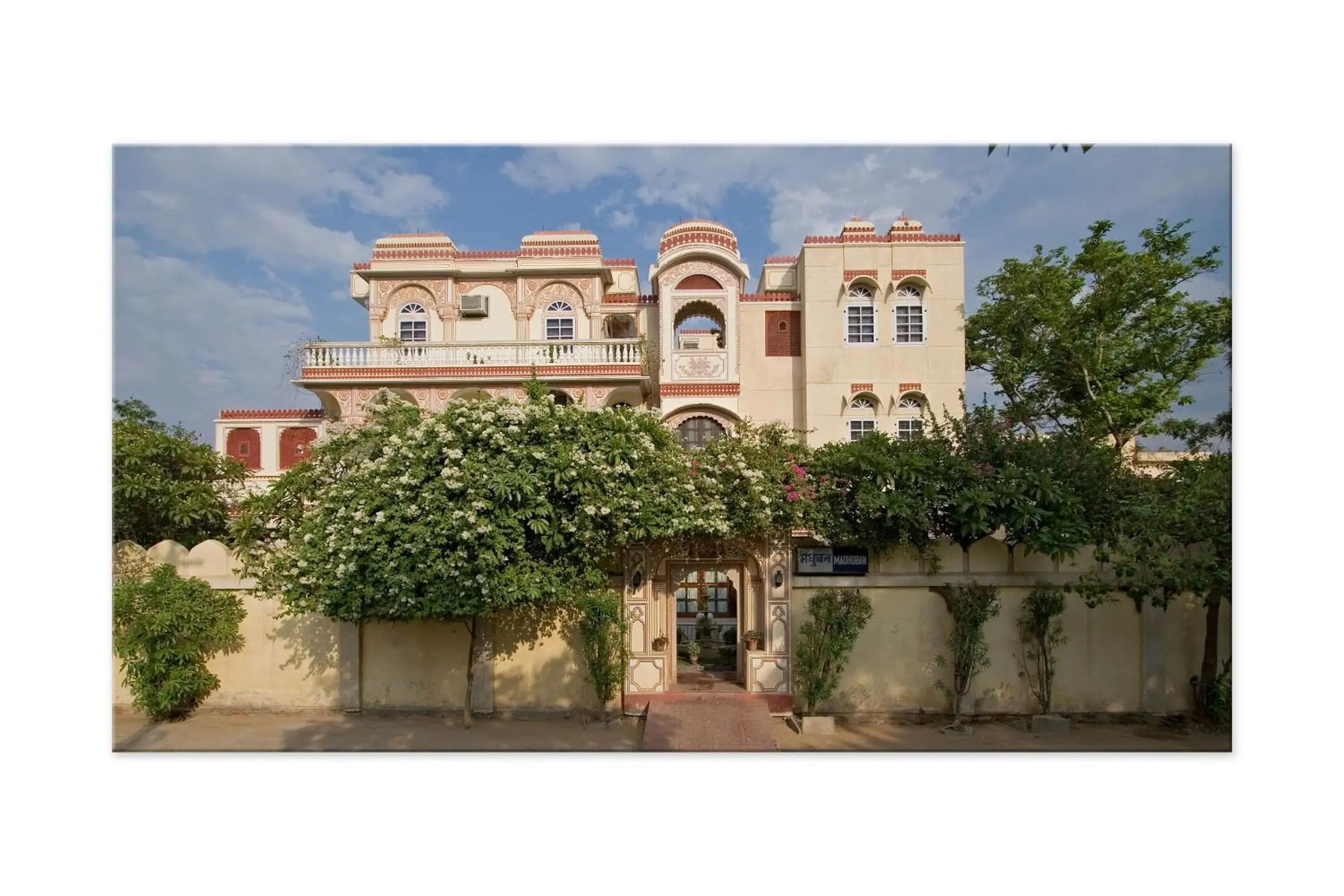 Facade/entrance in Madhuban - A Heritage Home Facade/entrance in Madhuban - A Heritage Home