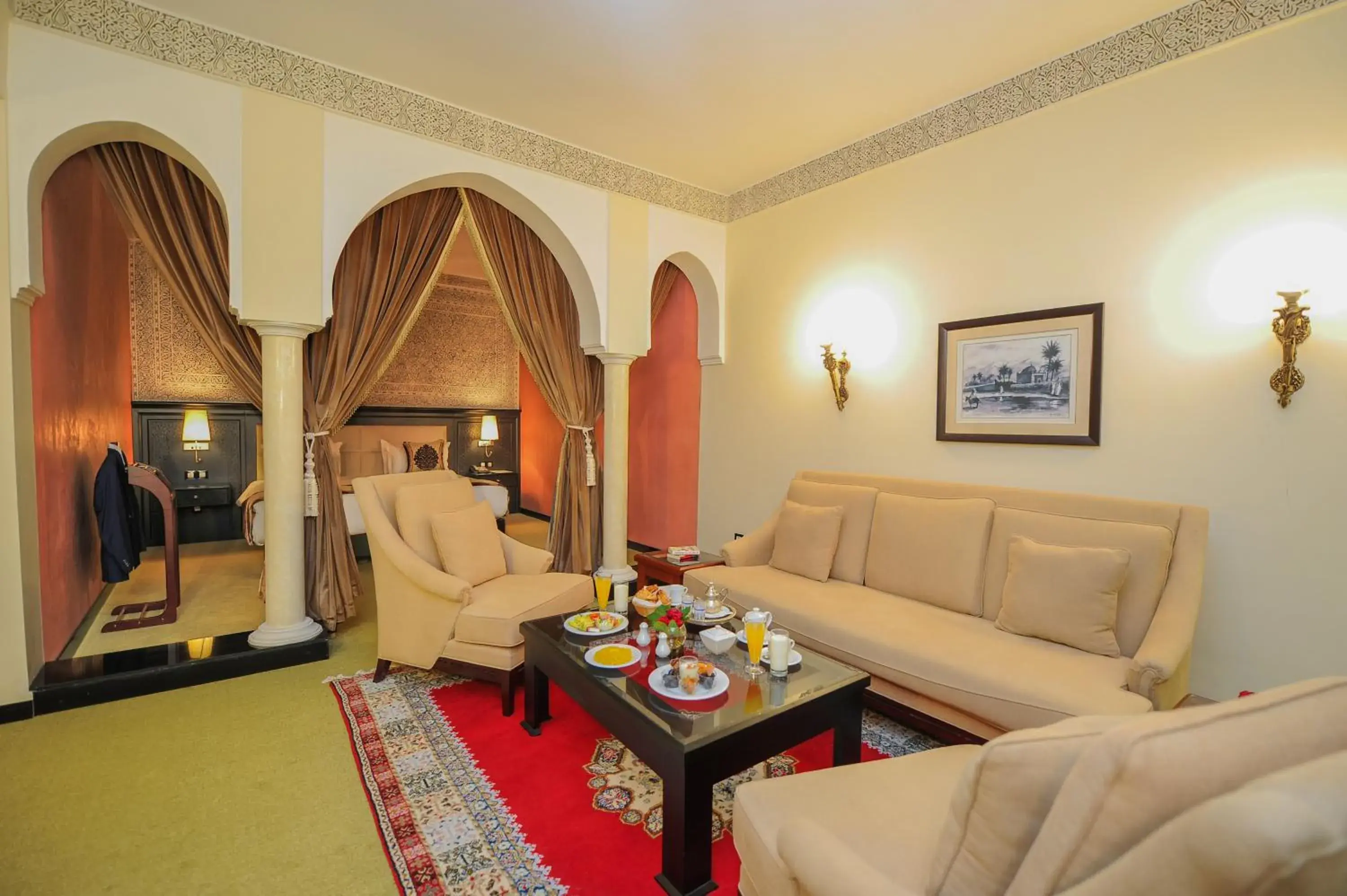 Photo of the whole room, Seating Area in Hotel Riad Ennakhil & SPA