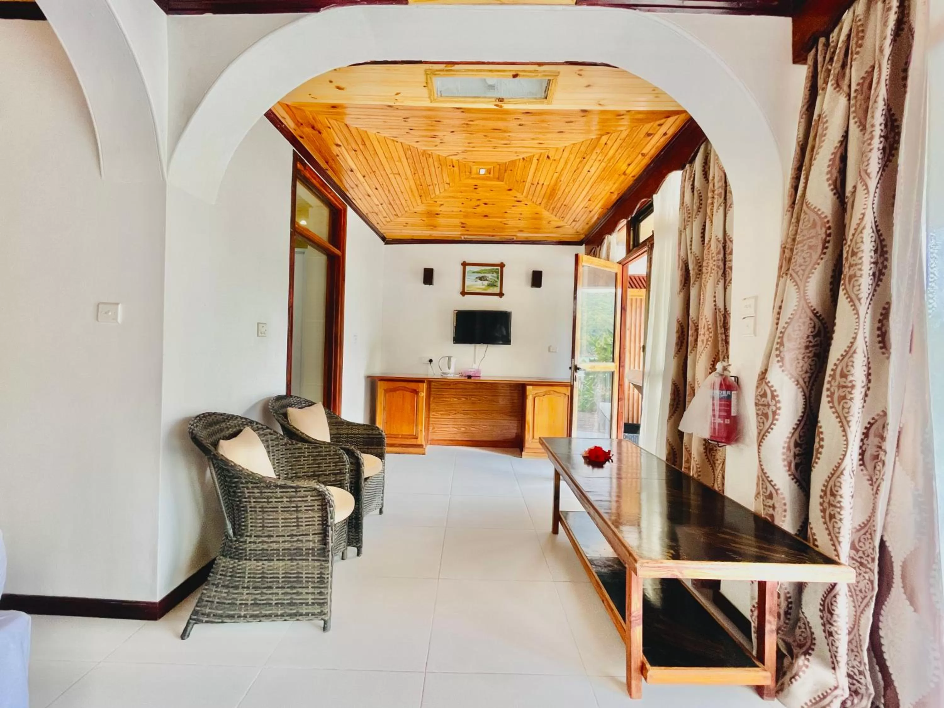 Seating area in Villa Chez Batista