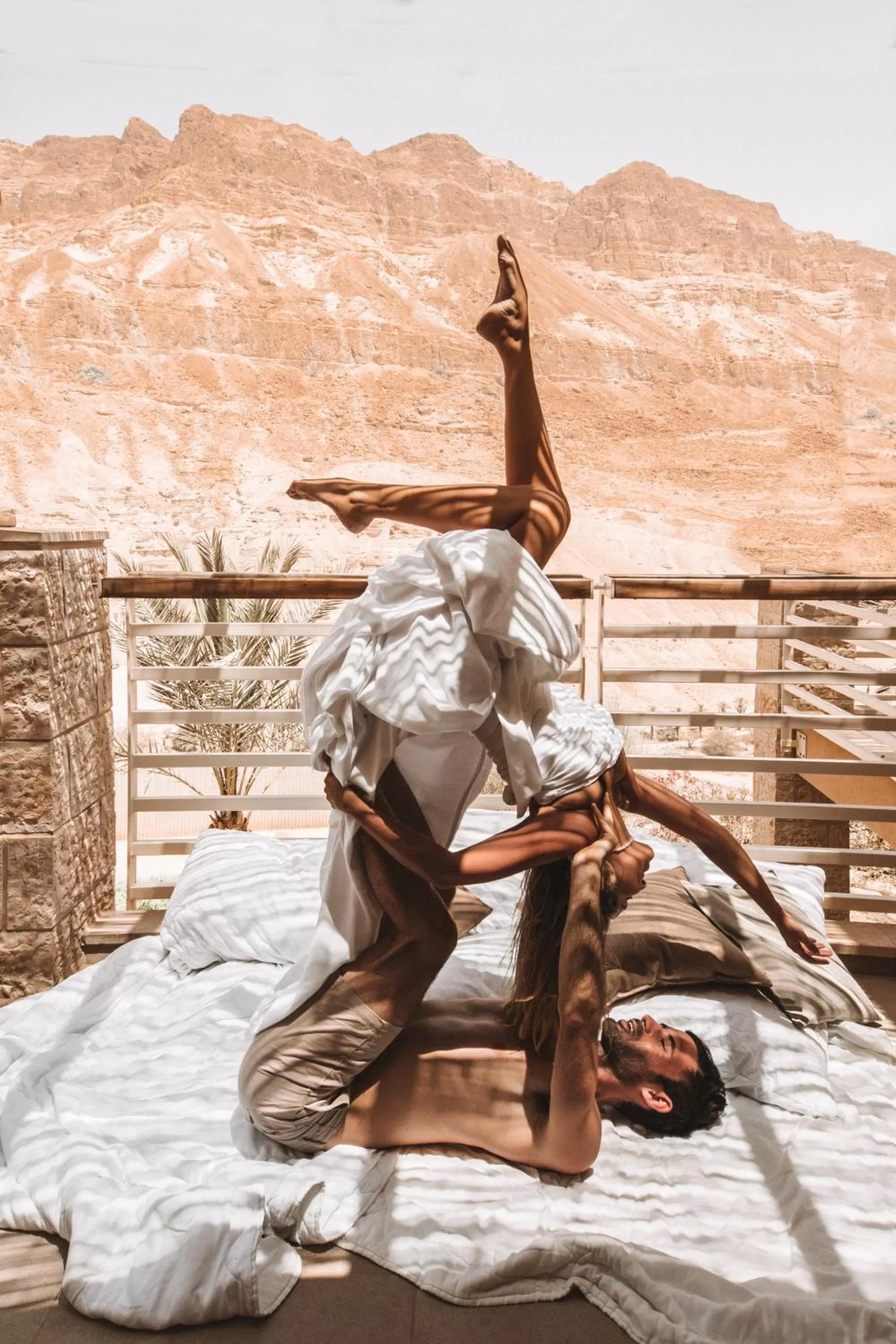 People in Ein Gedi Kibbutz Hotel