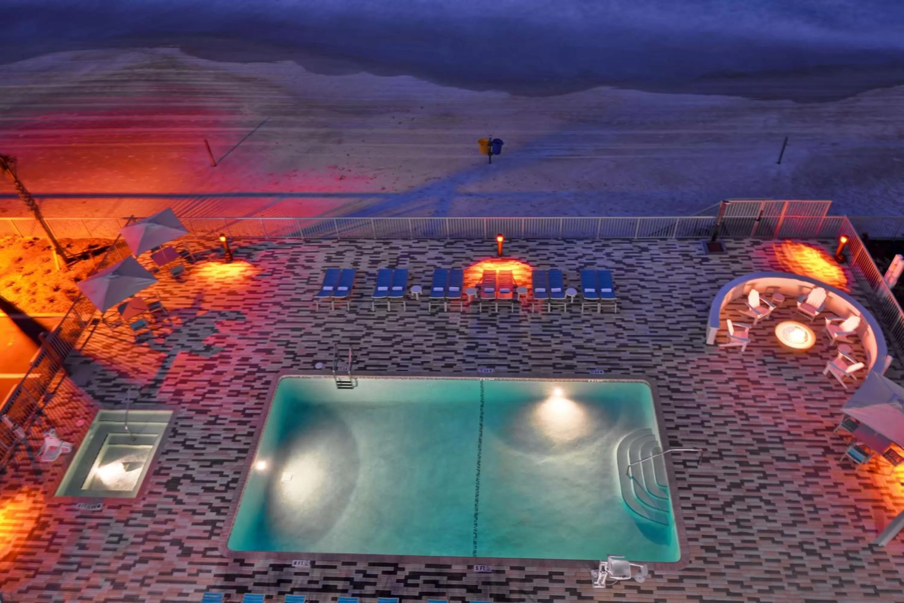 Pool view in Home2 Suites Ormond Beach Oceanfront, FL