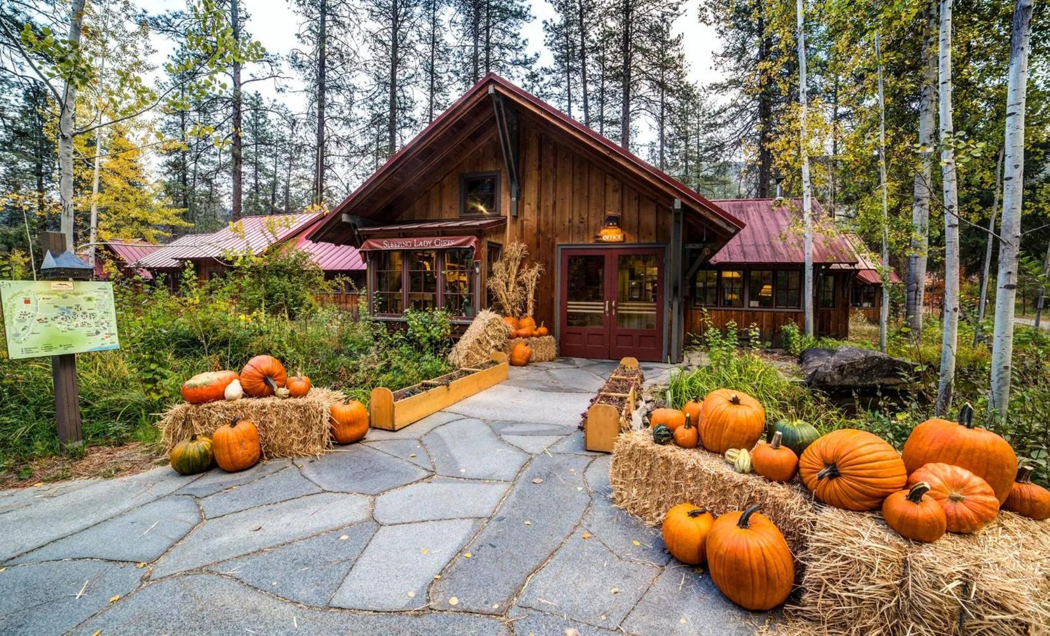 Autumn in Sleeping Lady Mountain Resort