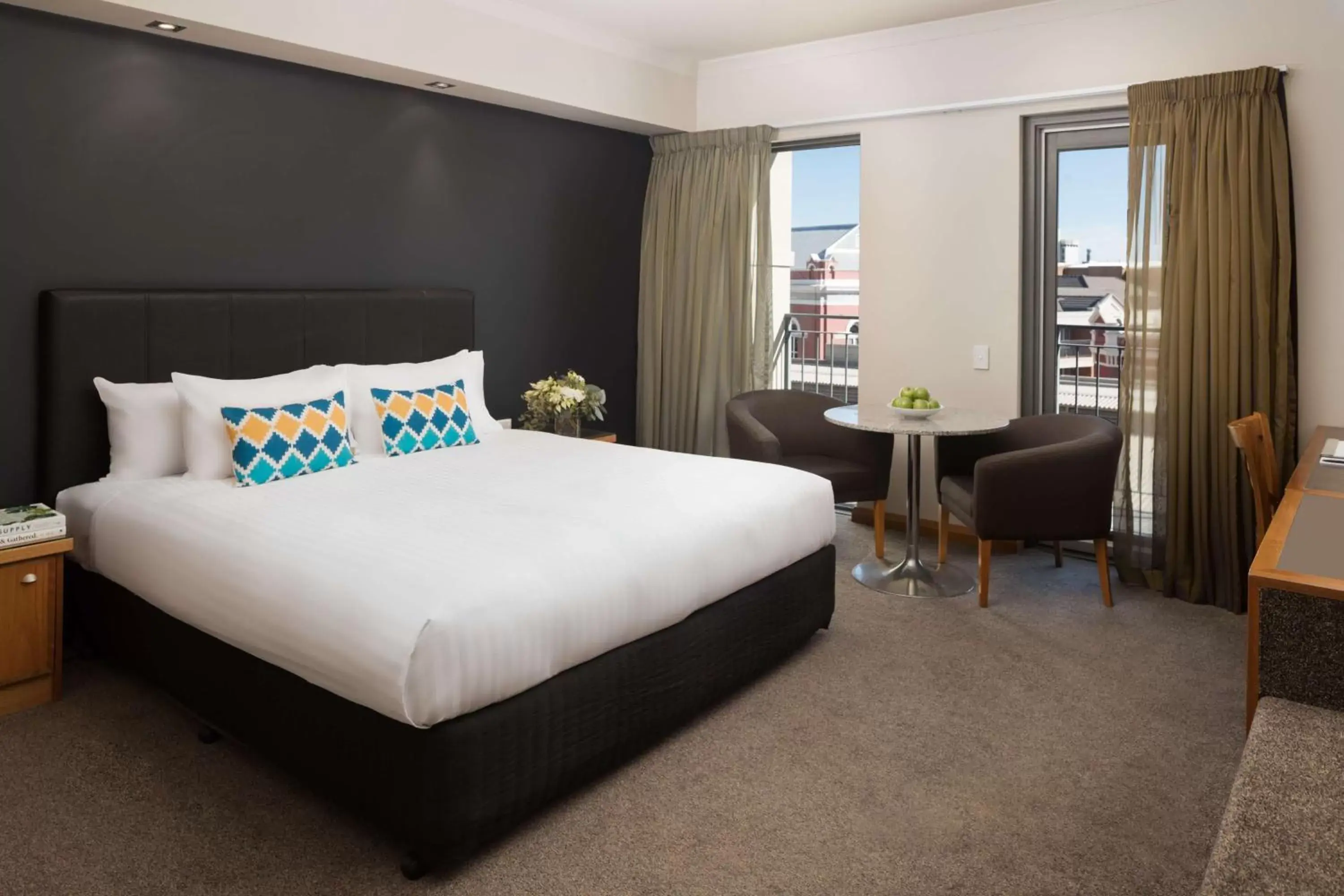 Bedroom, Bed in Esplanade Hotel Fremantle - by Rydges