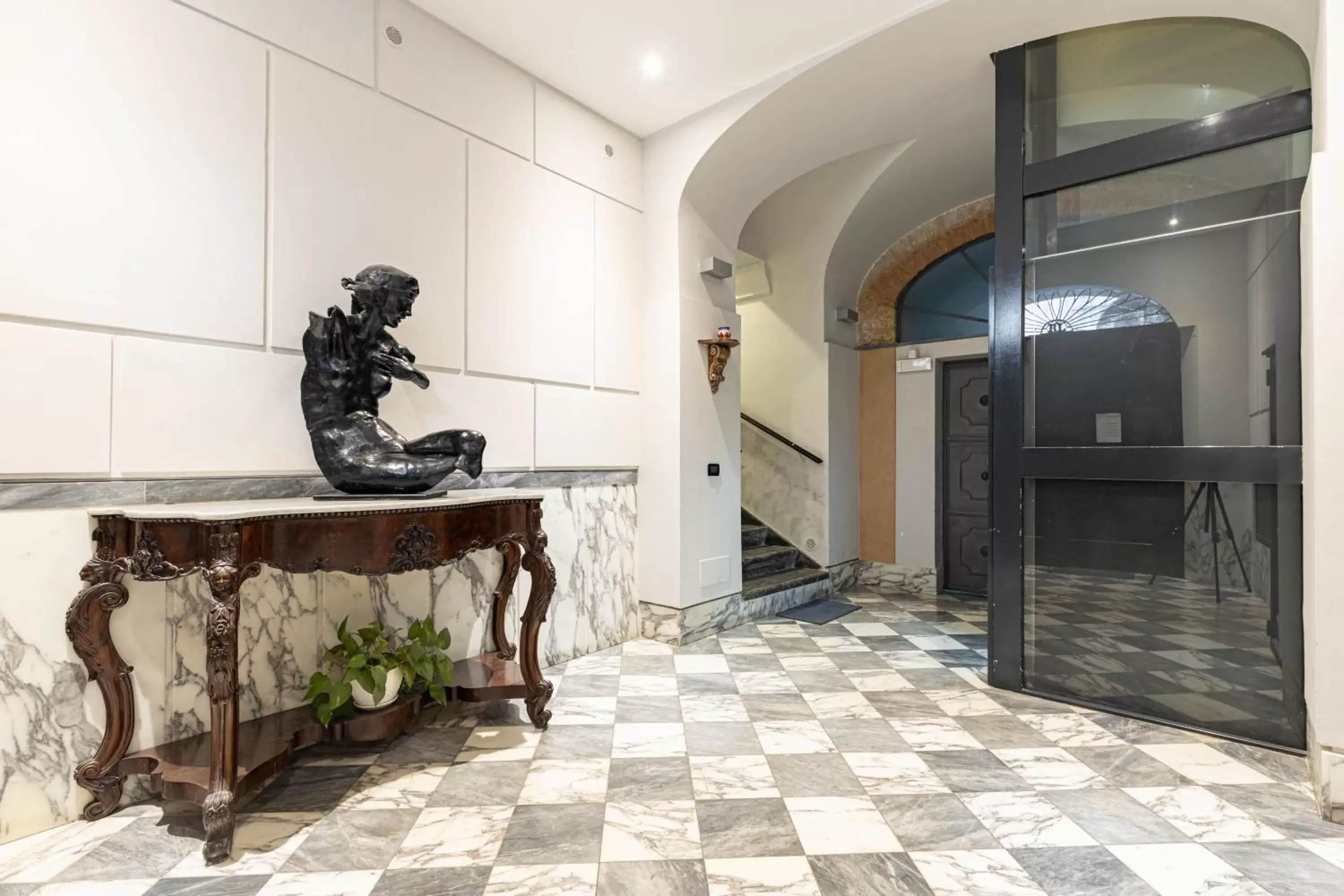 Lobby or reception, Kitchen/Kitchenette in B&B Sant'Agostino