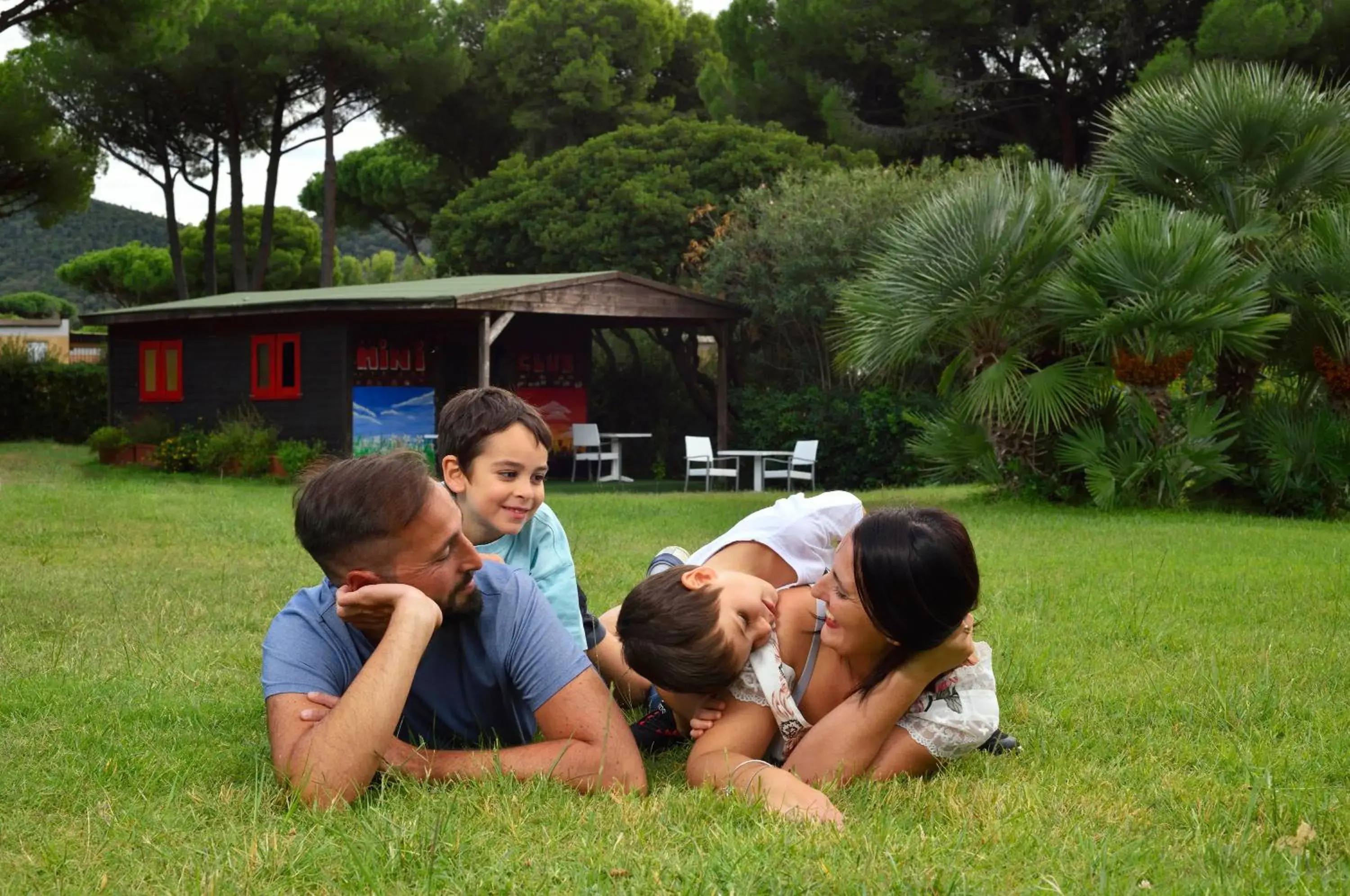 Family in Golf Hotel Punta Ala