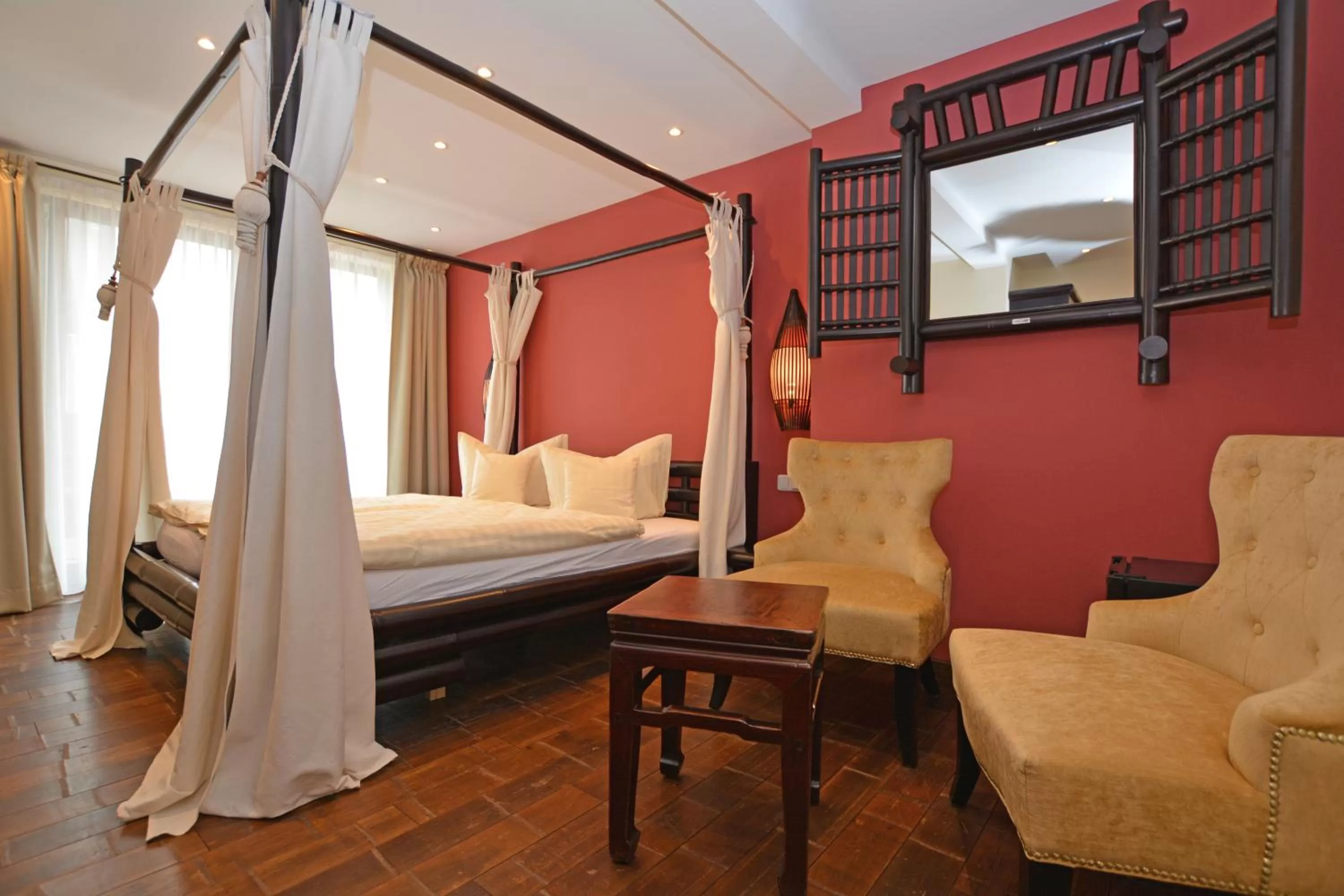 Bed in Hotel Luina Beach