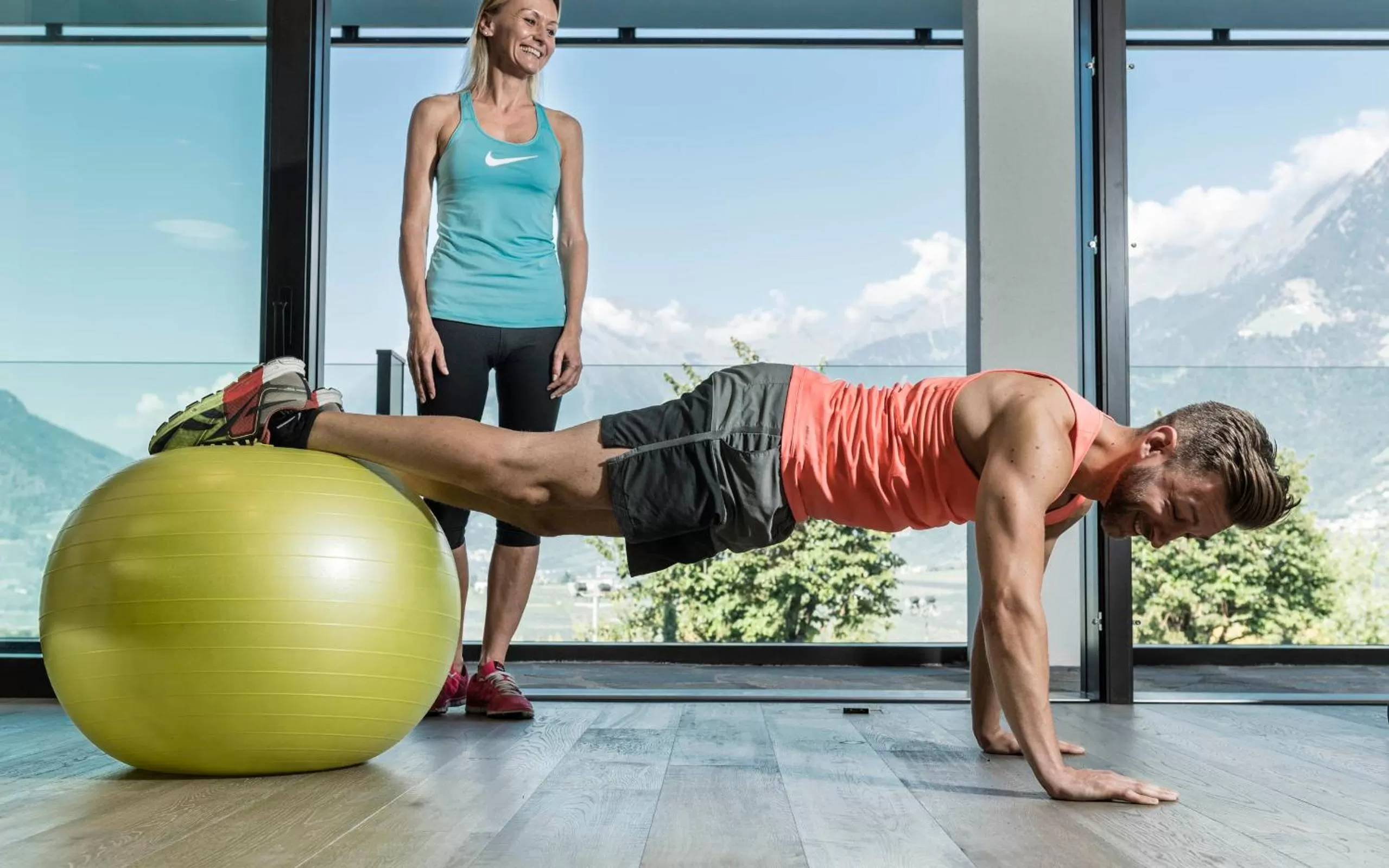 Fitness centre/facilities in Schenna Resort