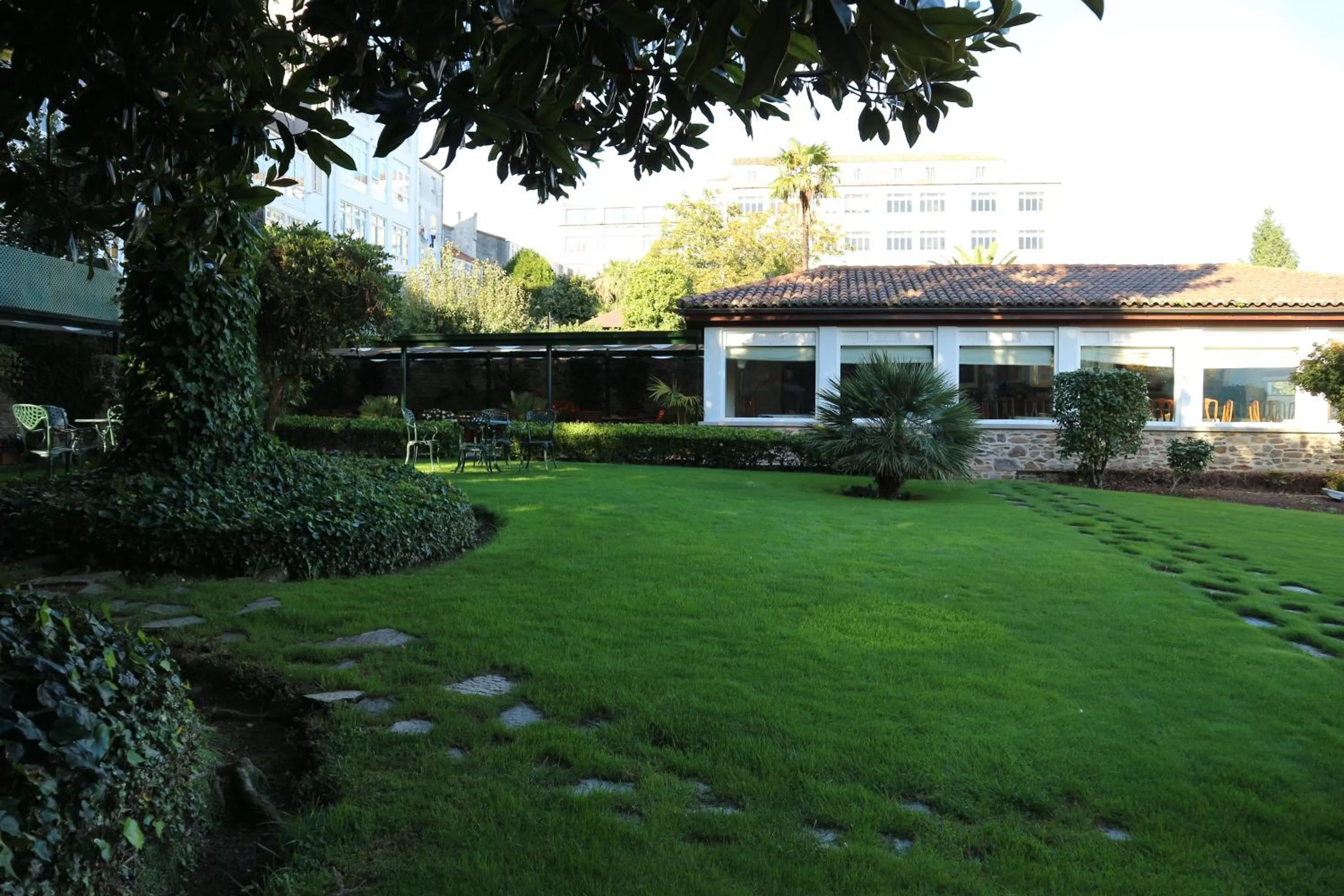 Garden in Hotel Virxe da Cerca by Pousadas de Compostela