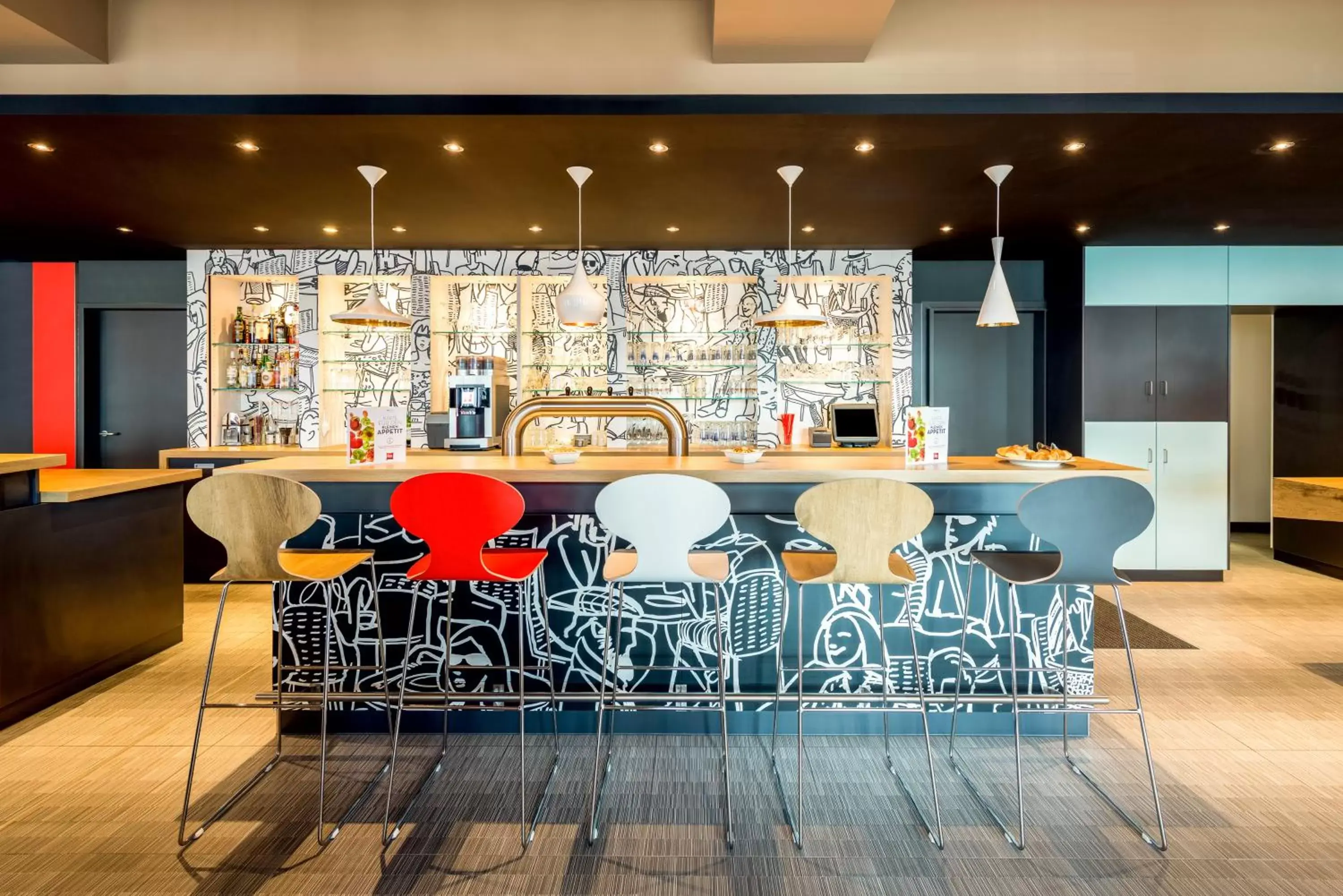 Lounge or bar, Lounge/Bar in ibis Hotel München Garching