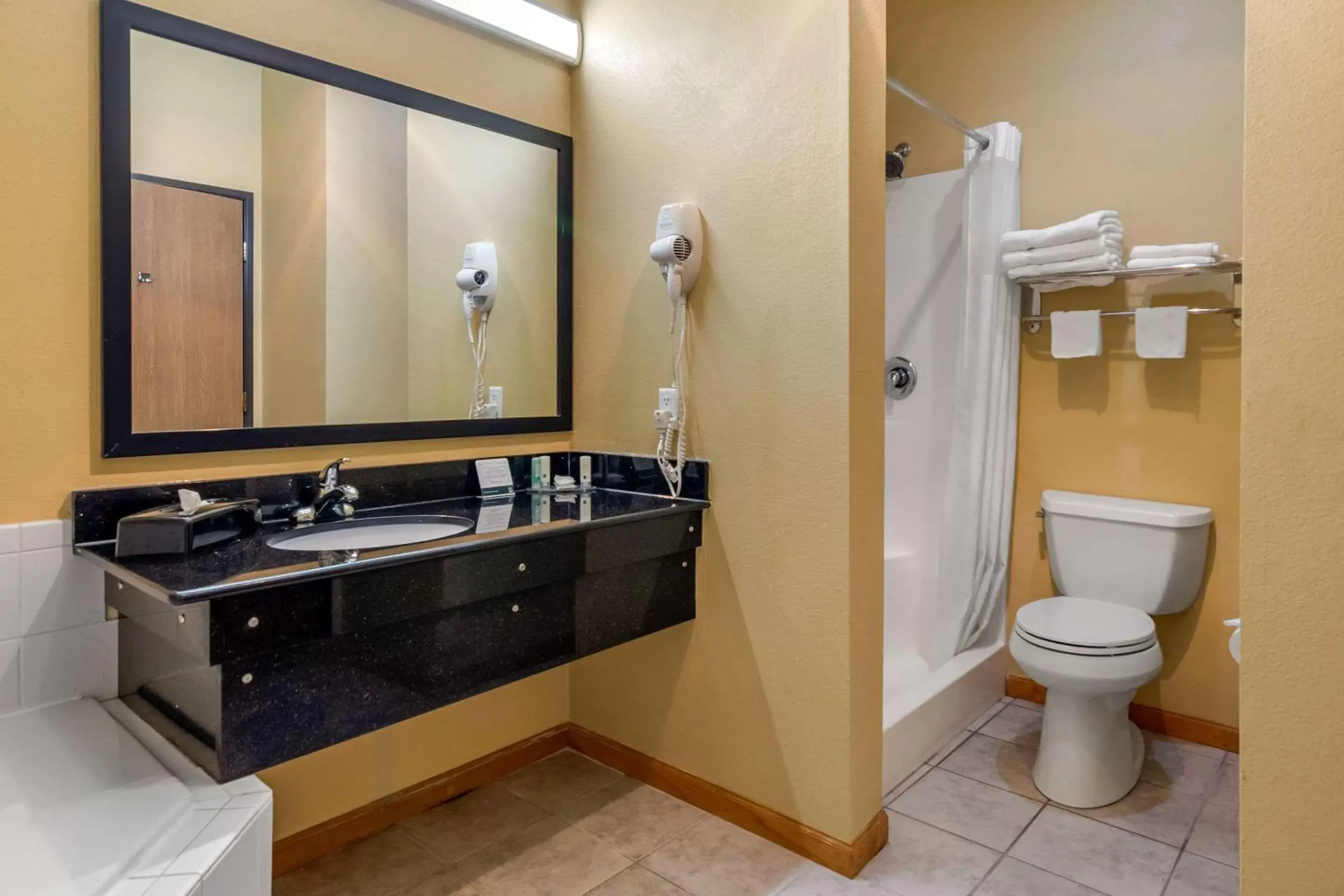 Bathroom in Quality Inn & Suites Lenexa Kansas City