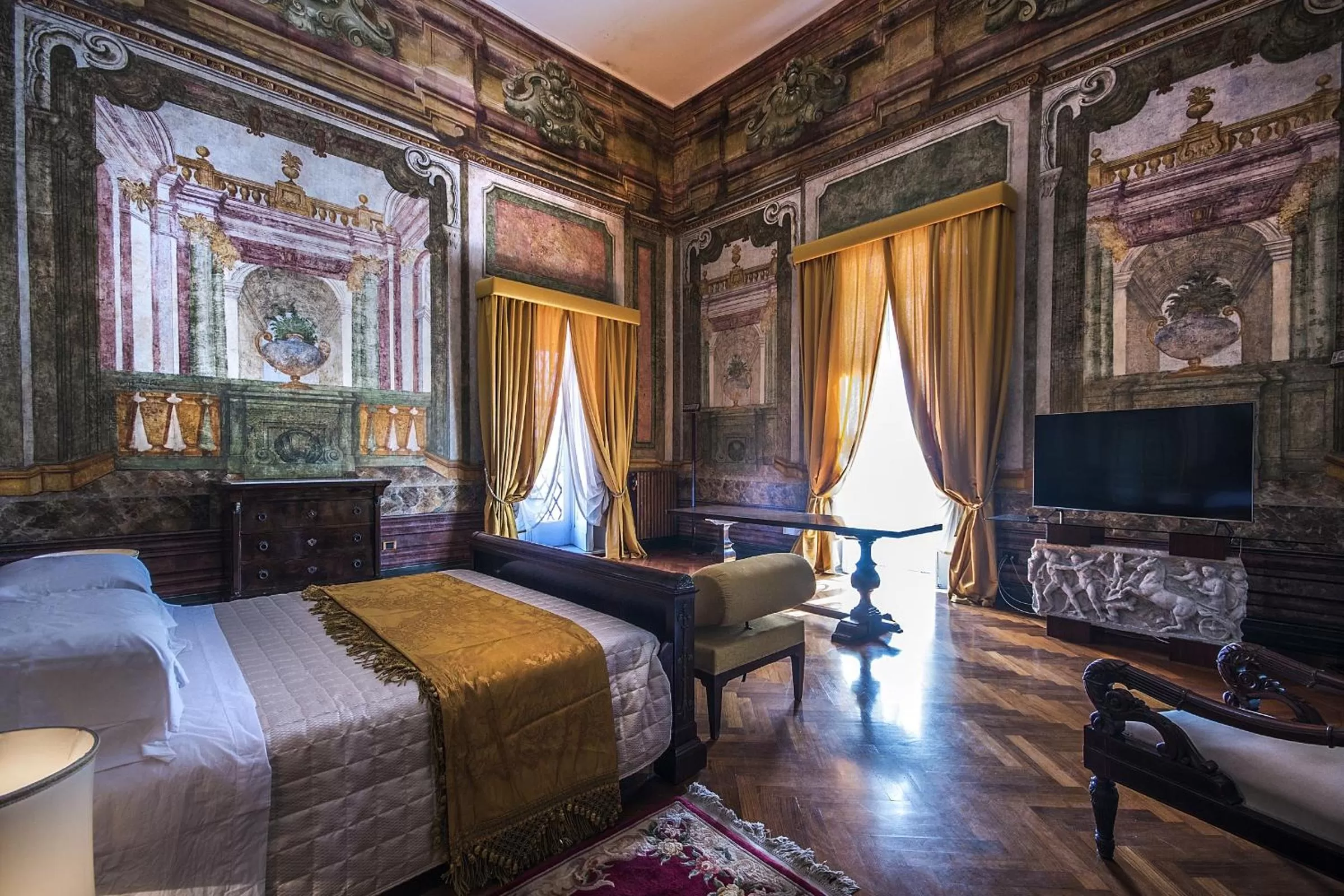 Bed in VILLA DURANTE