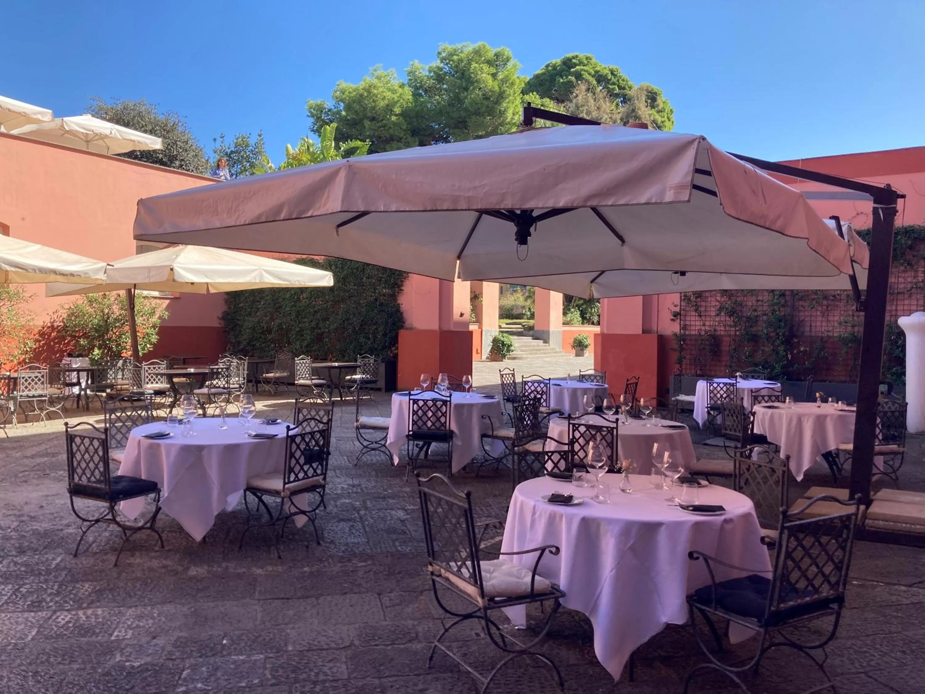 Patio in Miglio d'Oro Park Hotel