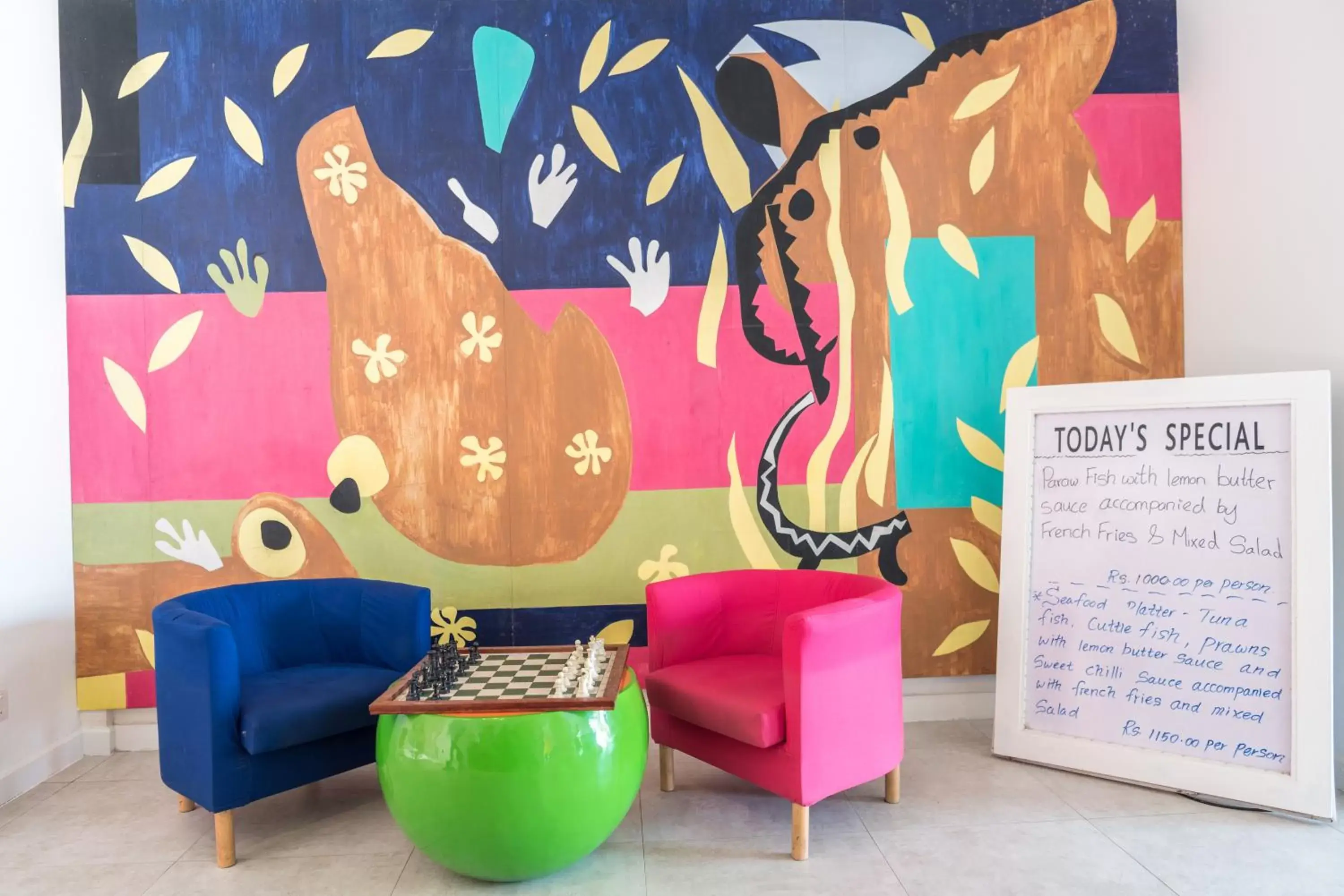 Lobby or reception in Hotel J Negombo Lobby or reception in Hotel J Negombo