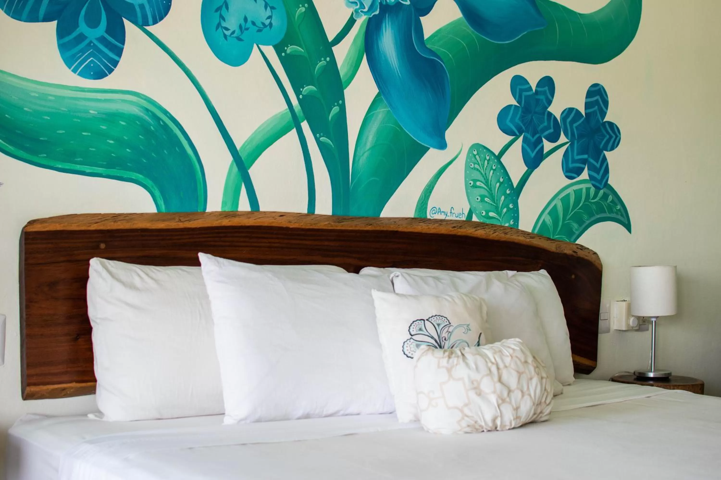 Decorative detail in La Palmita Budget Boutique Hotel