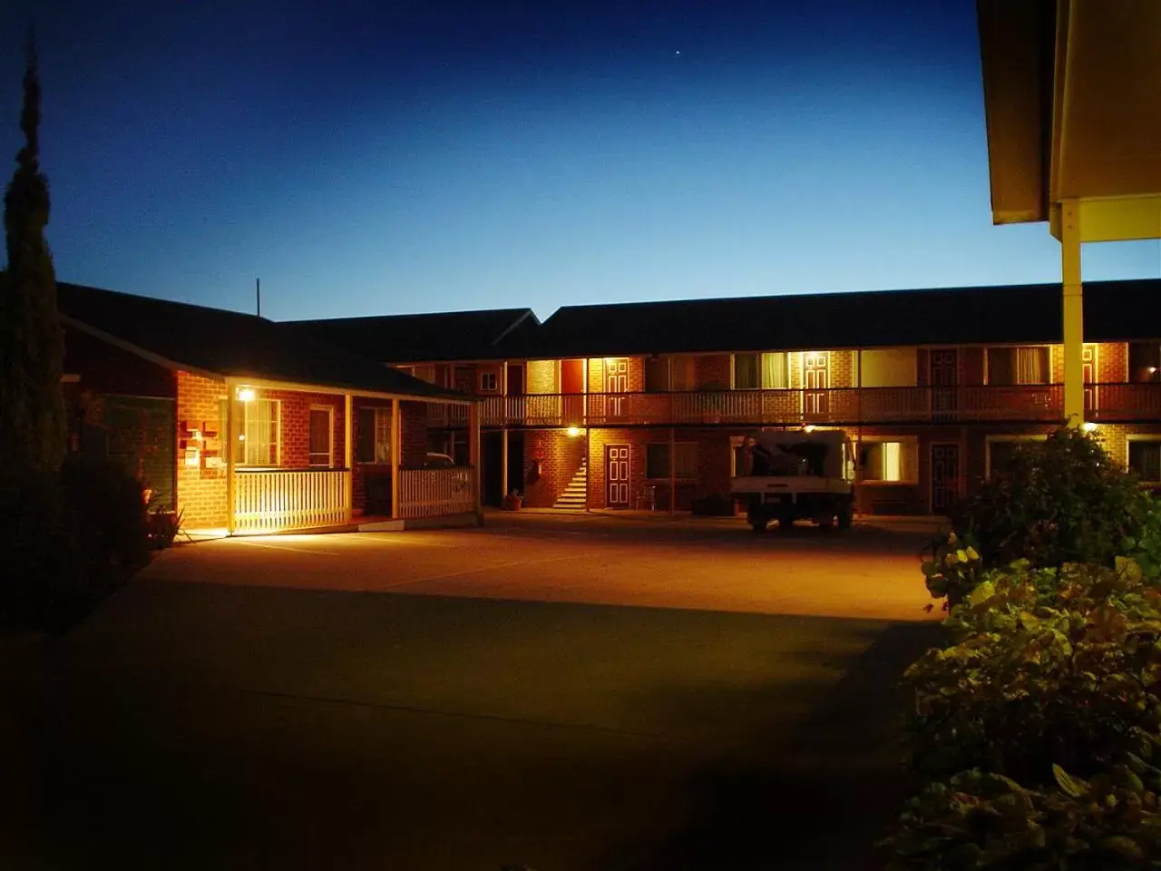 Facade/entrance, Property Building in The Crossing Motel