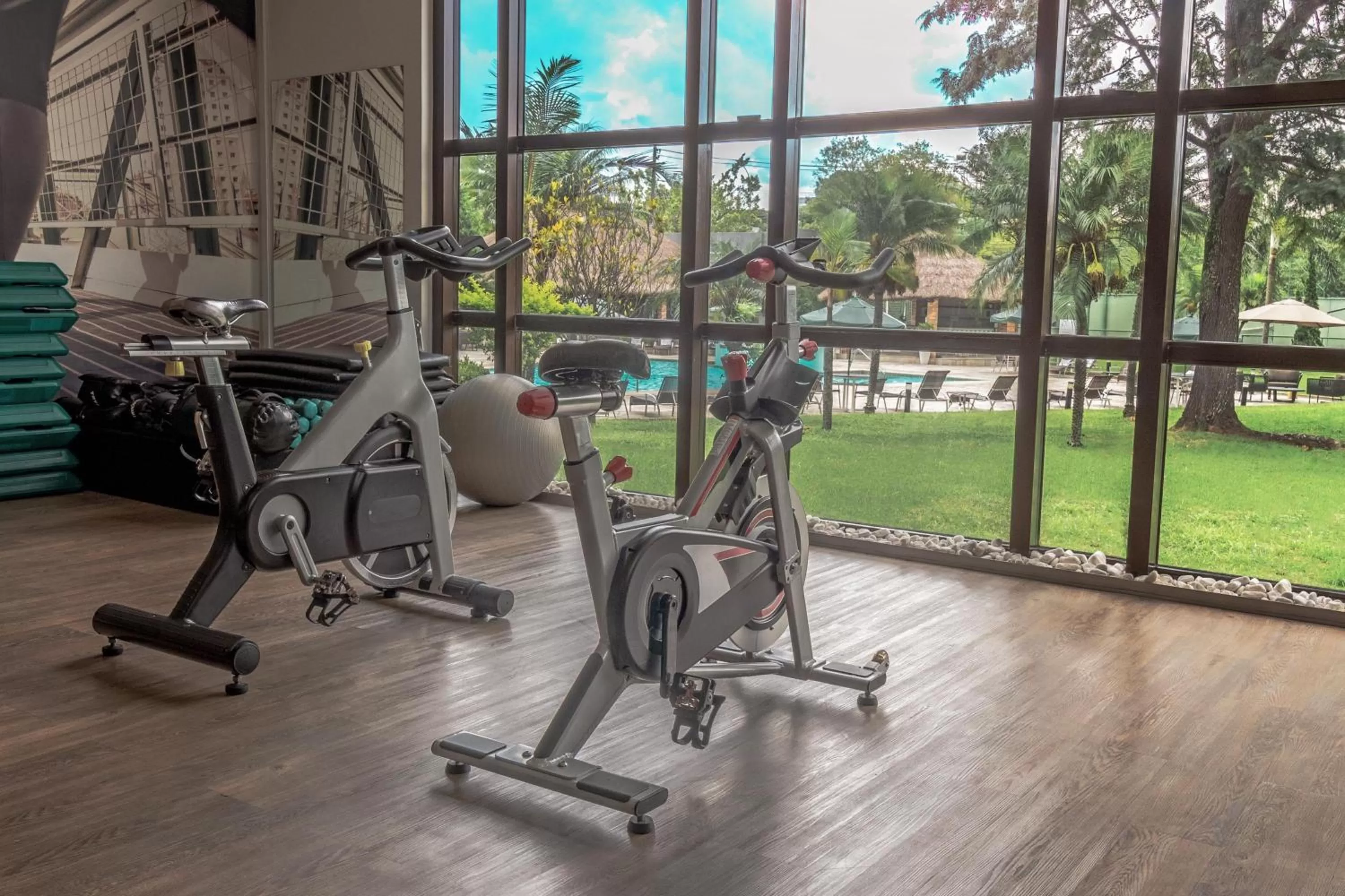 Fitness centre/facilities in Marriott São Paulo Airport Hotel