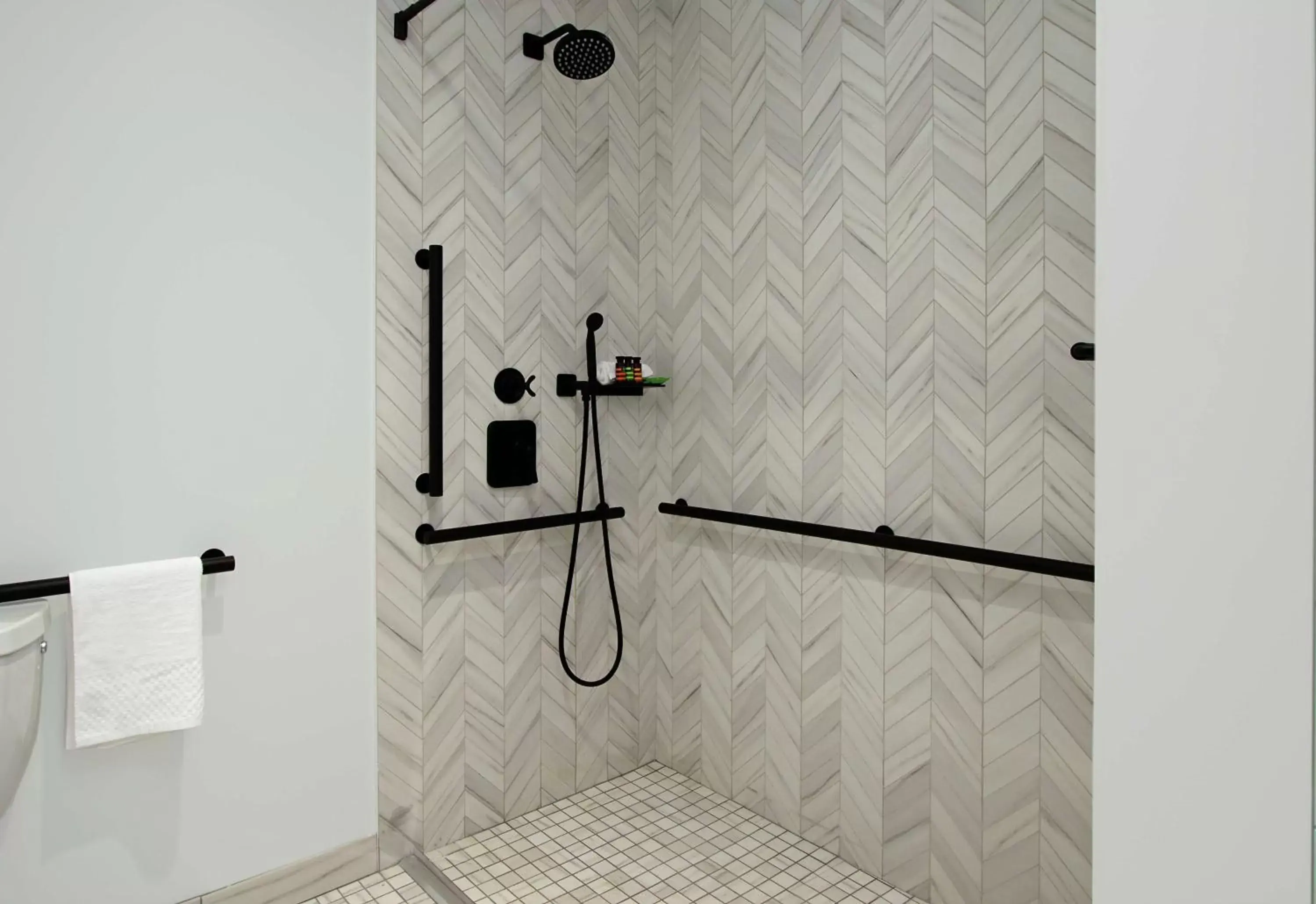 Bathroom in Canopy By Hilton Columbus Downtown Short North Bathroom in Canopy By Hilton Columbus Downtown Short North