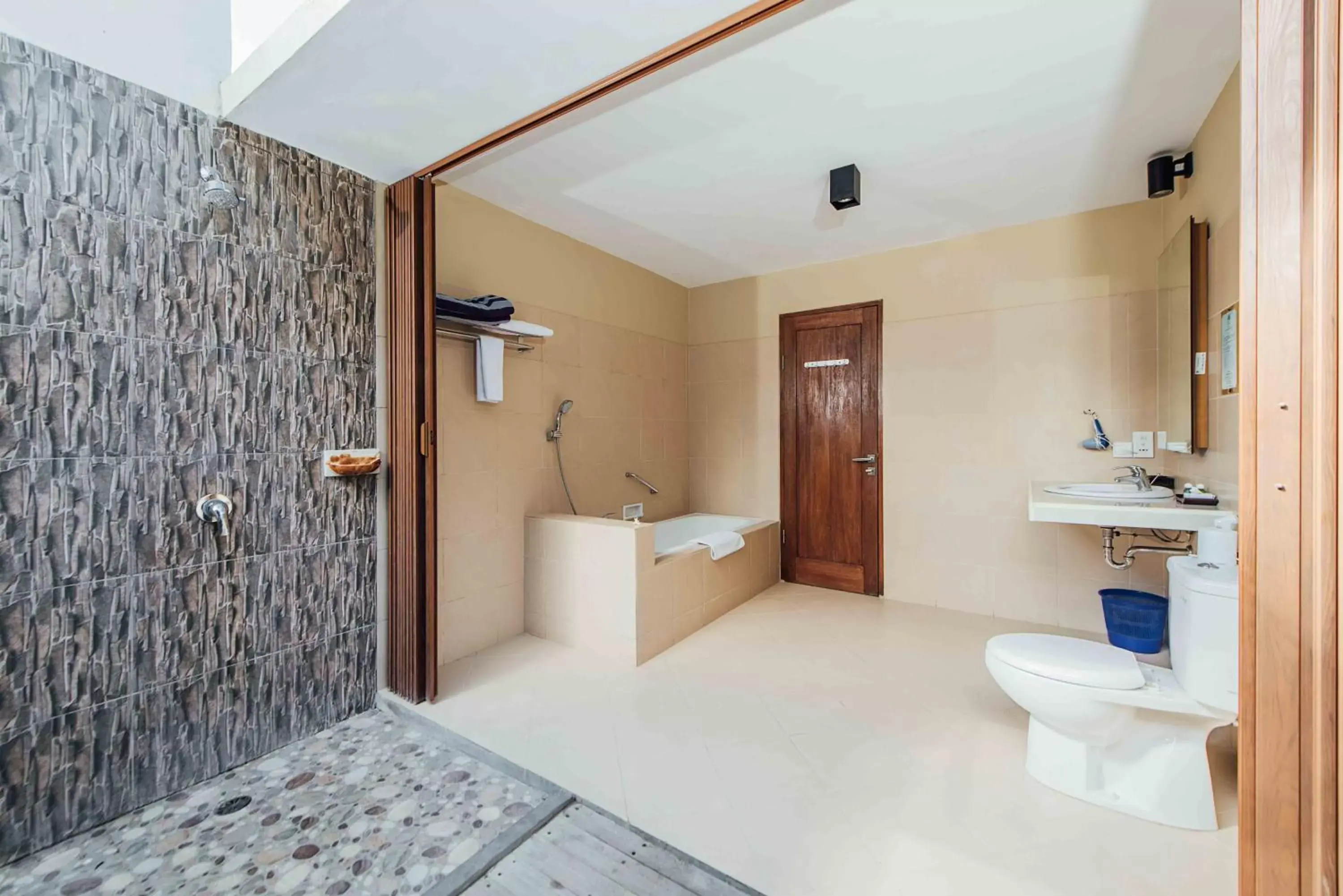 Bathroom in Kuta Puri Bungalows, Villas and Resort