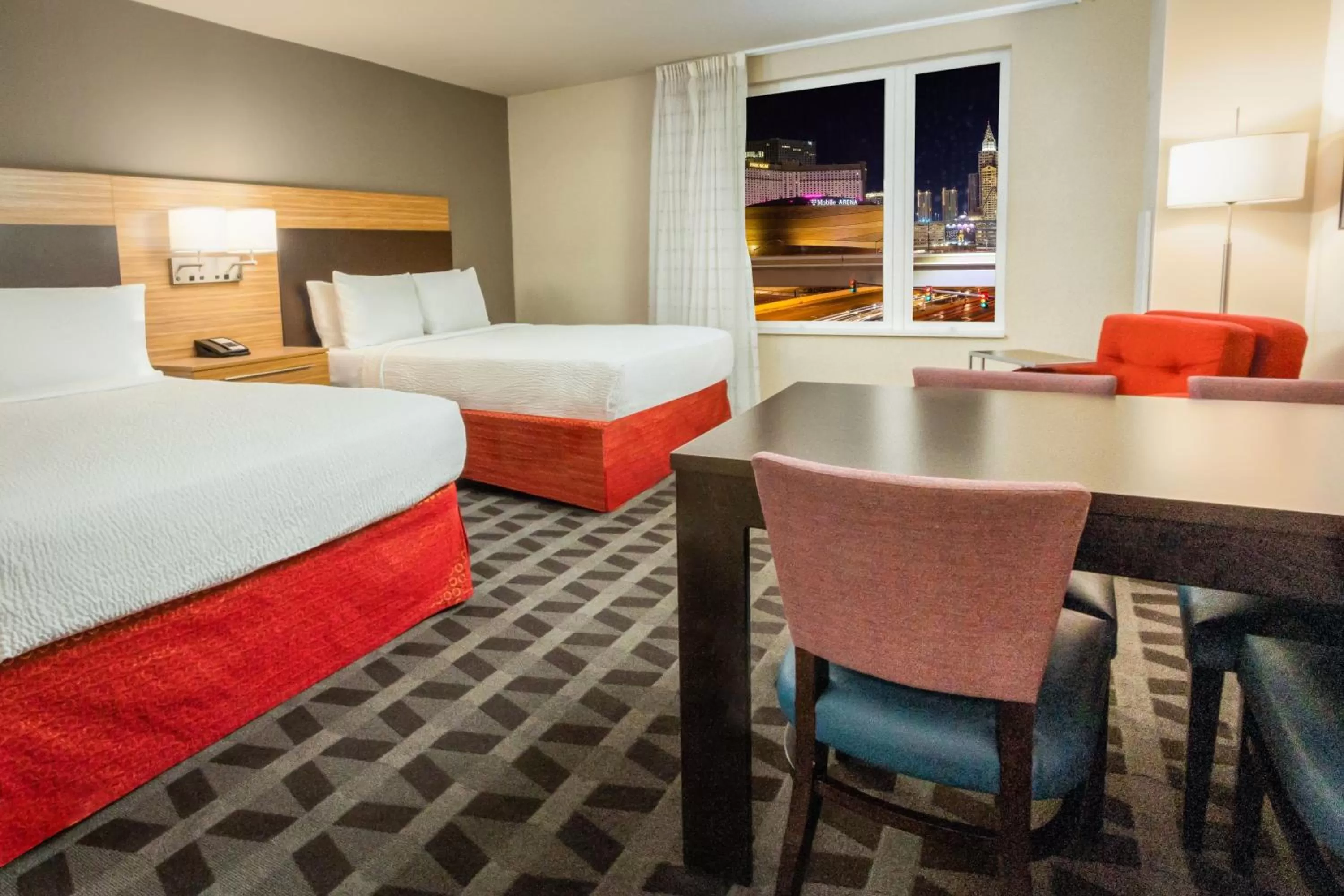 Bedroom, Bed in TownePlace Suites By Marriott Las Vegas Stadium District