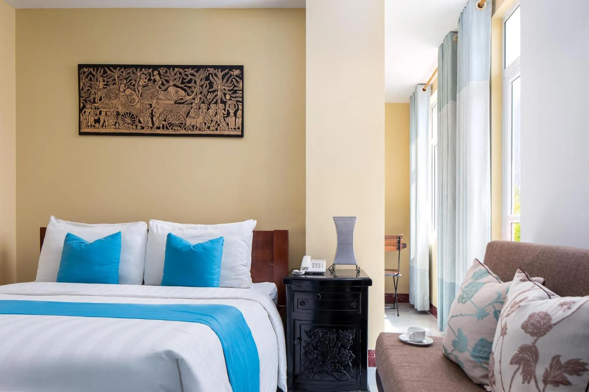 Bedroom, Bed in Botum Palace Hotel