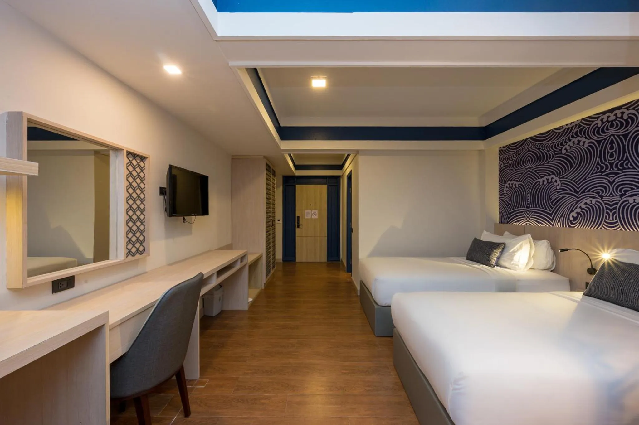 Bed in Maldives Beach Resort