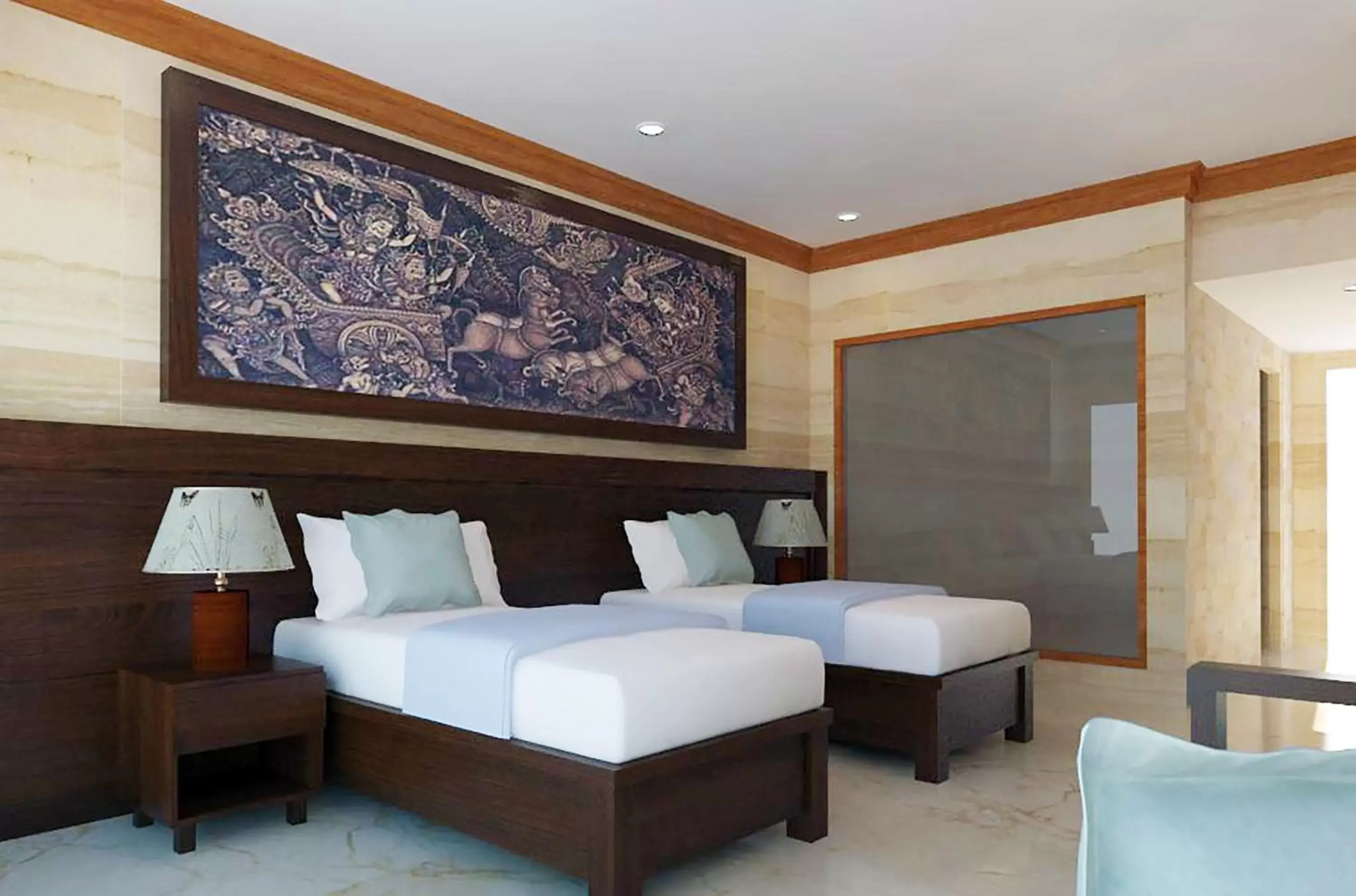Bed in Pita Maha Resort & Spa