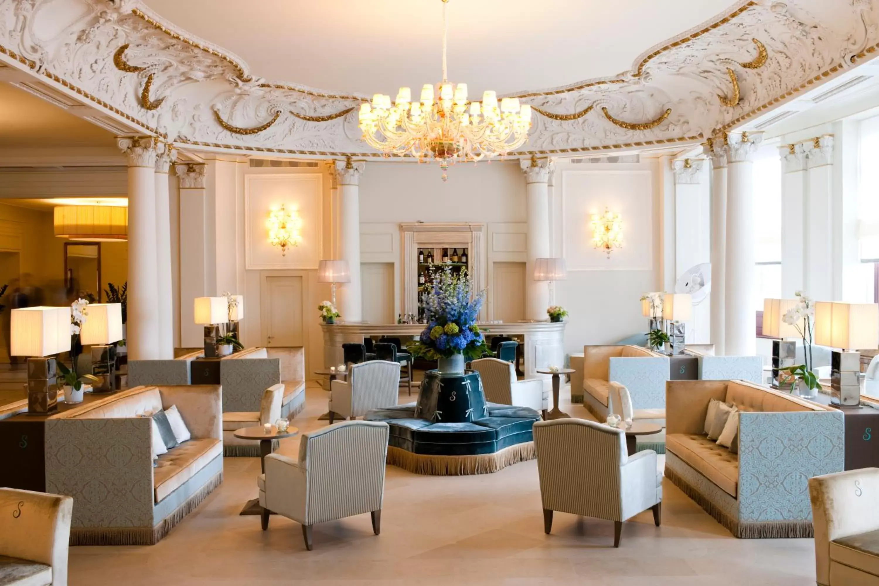 Lobby or reception, Restaurant/Places to Eat in Savoia Excelsior Palace Trieste - Starhotels Collezione