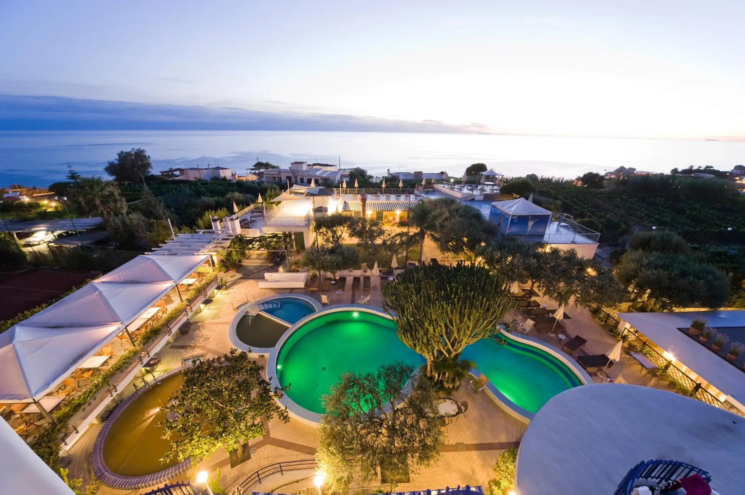 View (from property/room), Pool View in Il Gattopardo Hotel Terme & Beauty Farm