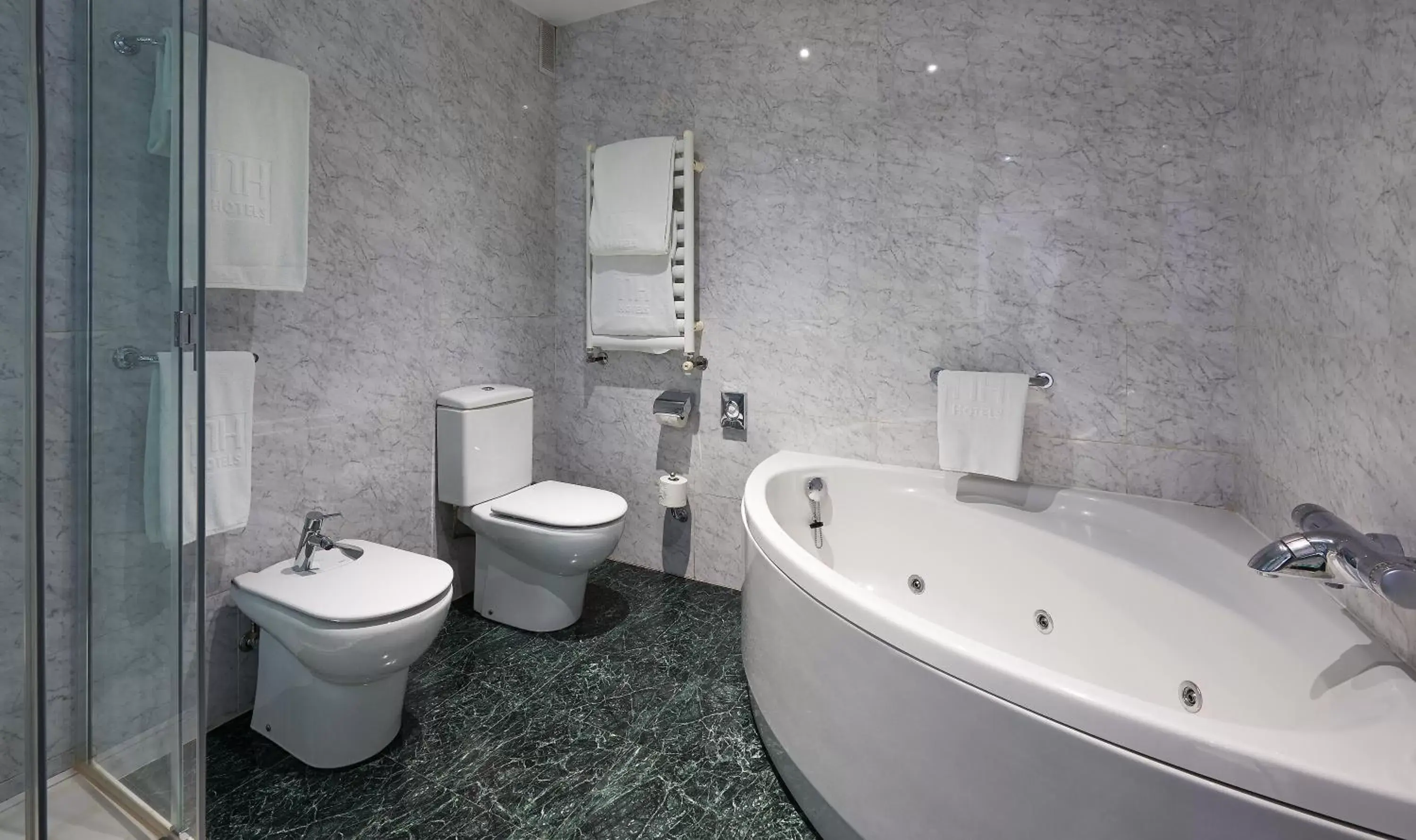 Bathroom in NH Collection Villa de Bilbao