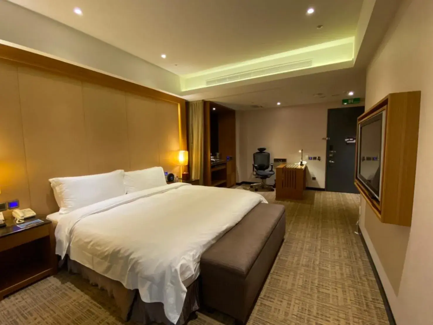 Bed in Tango Hotel Taipei Xinyi