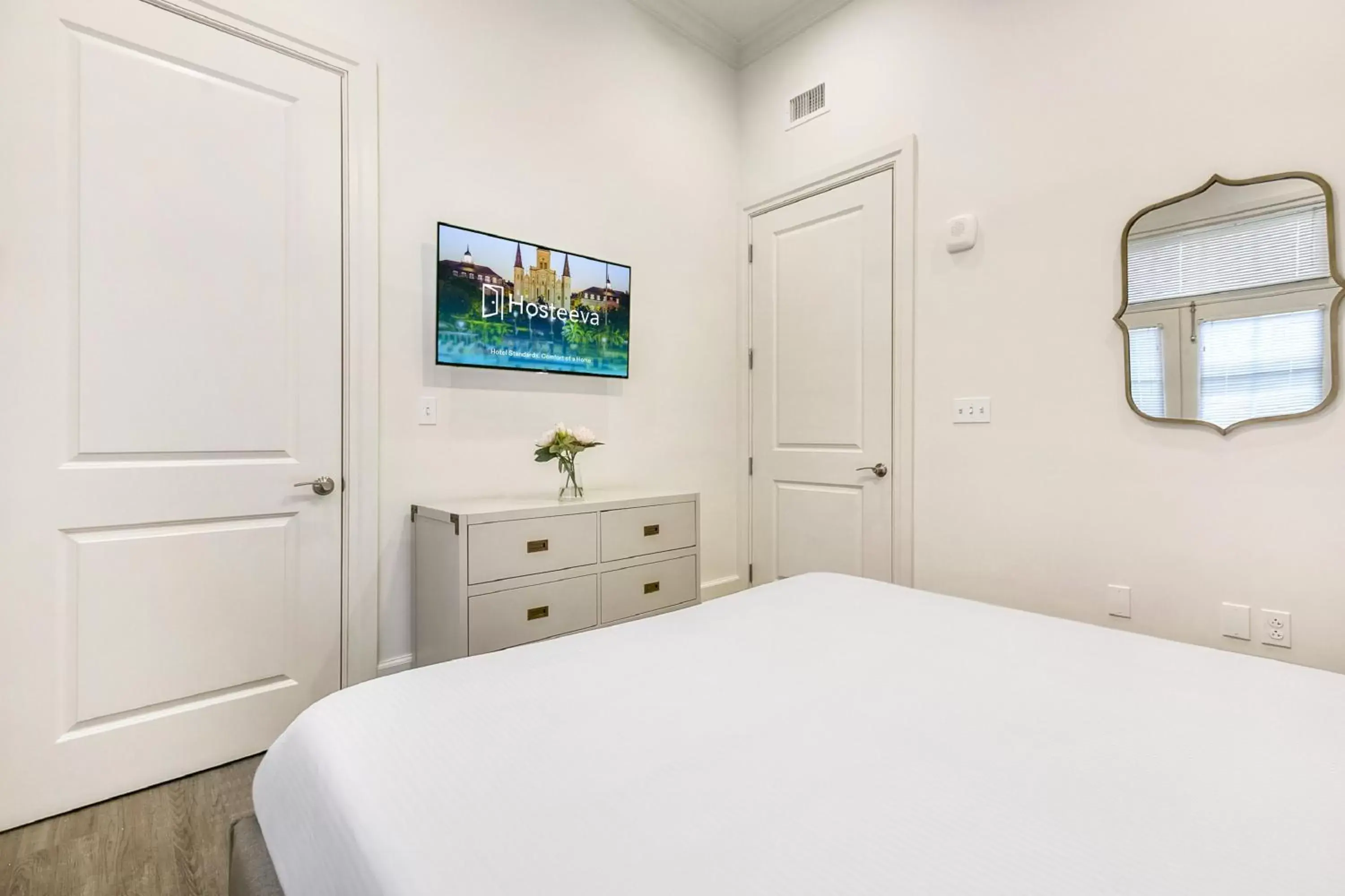 Bedroom, Bed in 1 and 2 BR Private Condos Steps Away From French Quarter