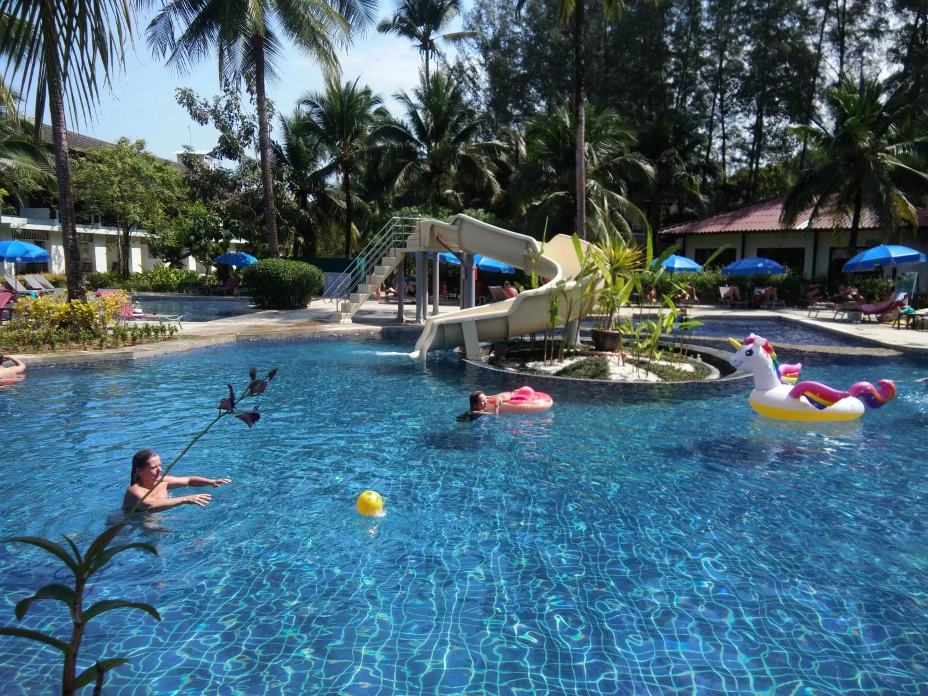 People in Palm Galleria Resort