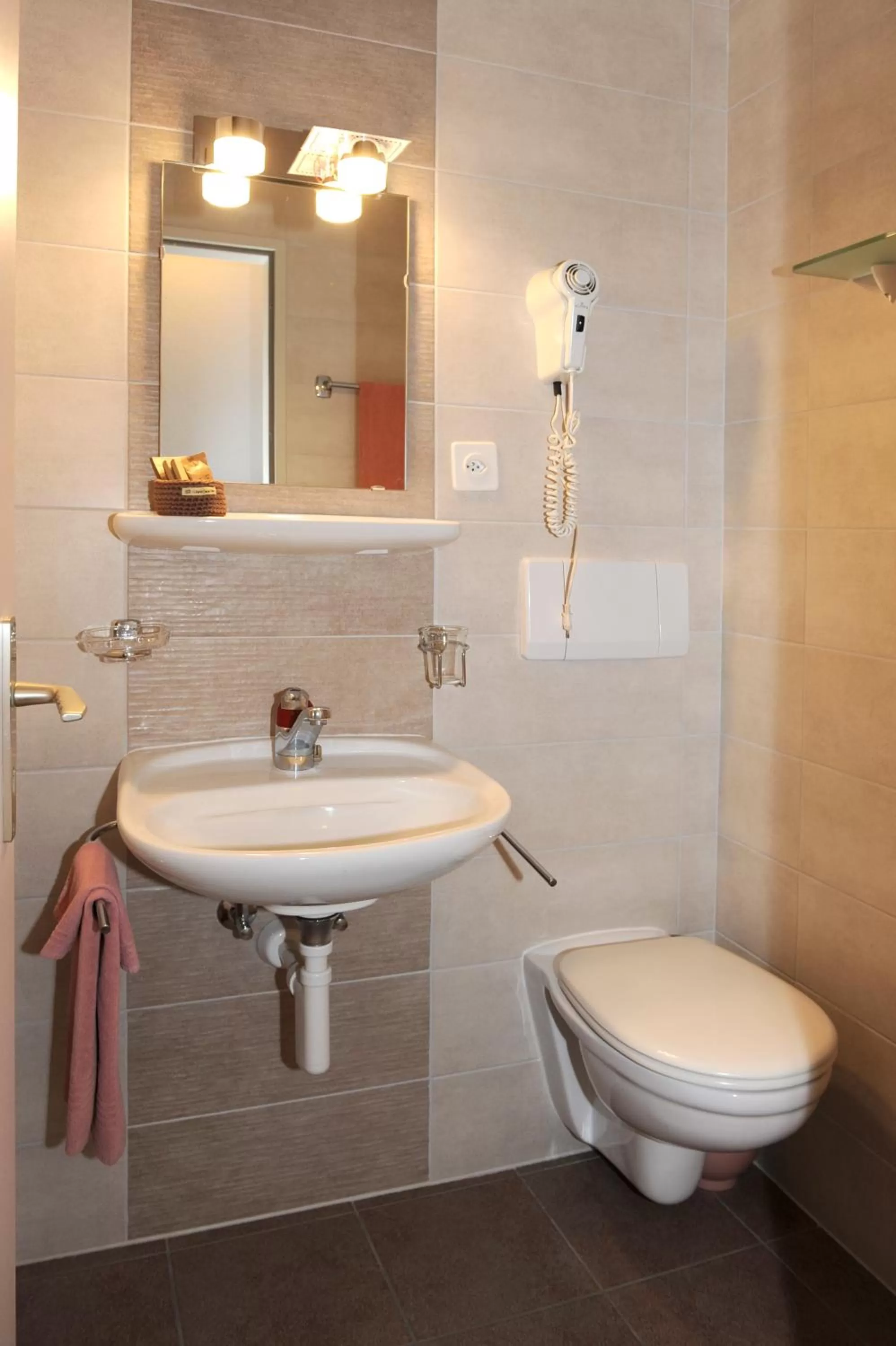 Bathroom in La Dent-du-Midi Hôtel & Restaurant