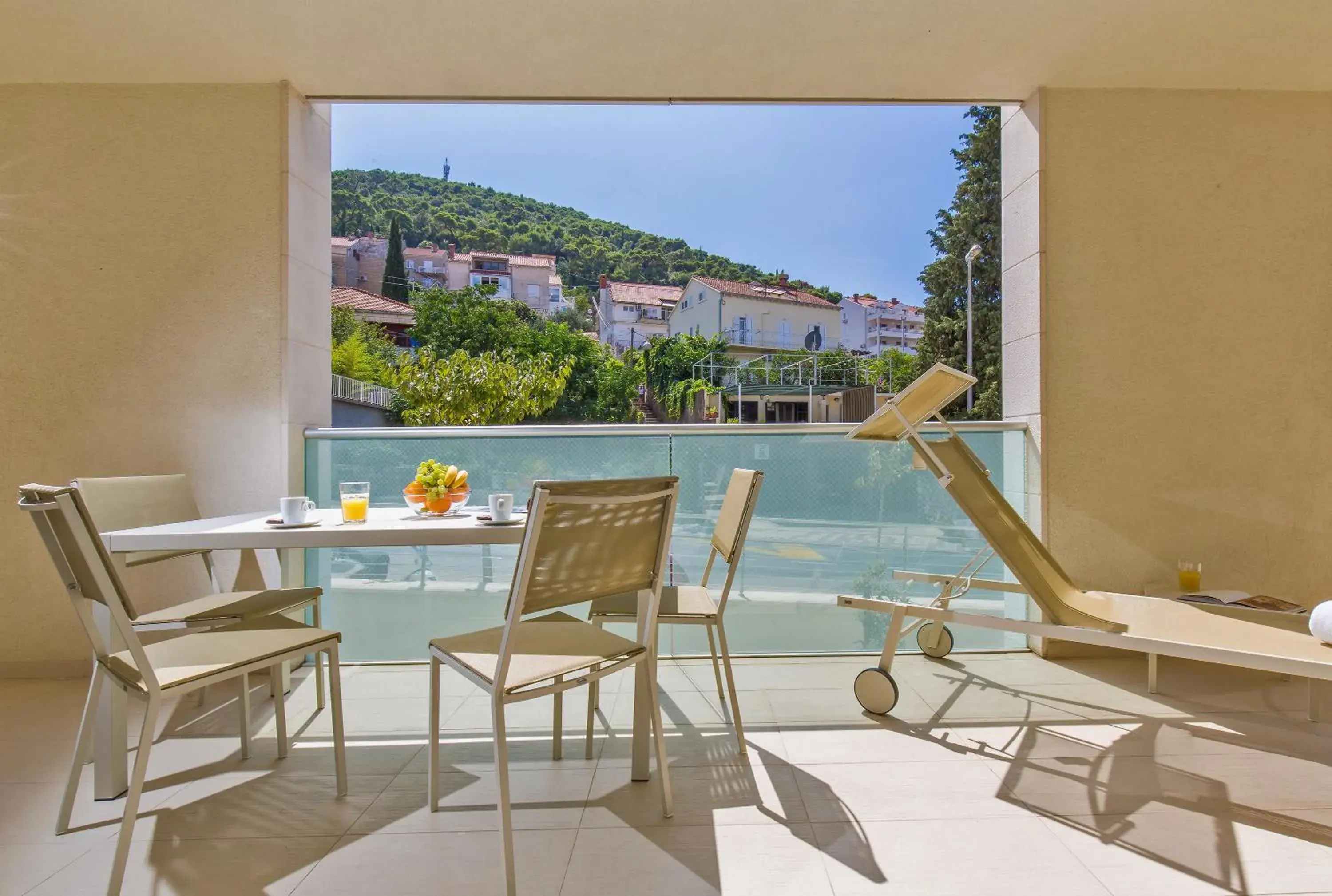 Balcony/Terrace in Dubrovnik Luxury Residence – L’Orangerie