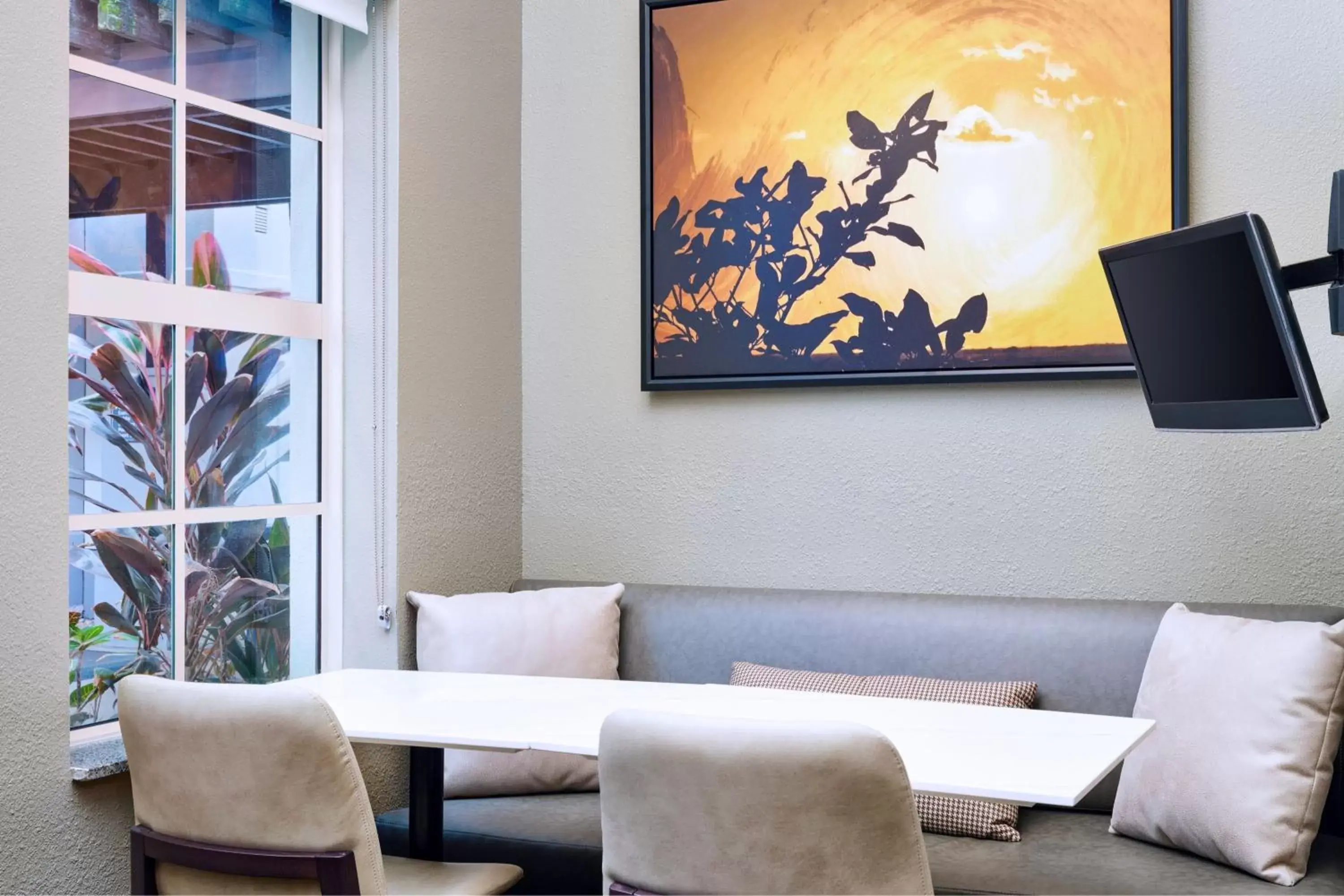 Restaurant/places to eat, Seating Area in Residence Inn Fort Lauderdale SW/Miramar