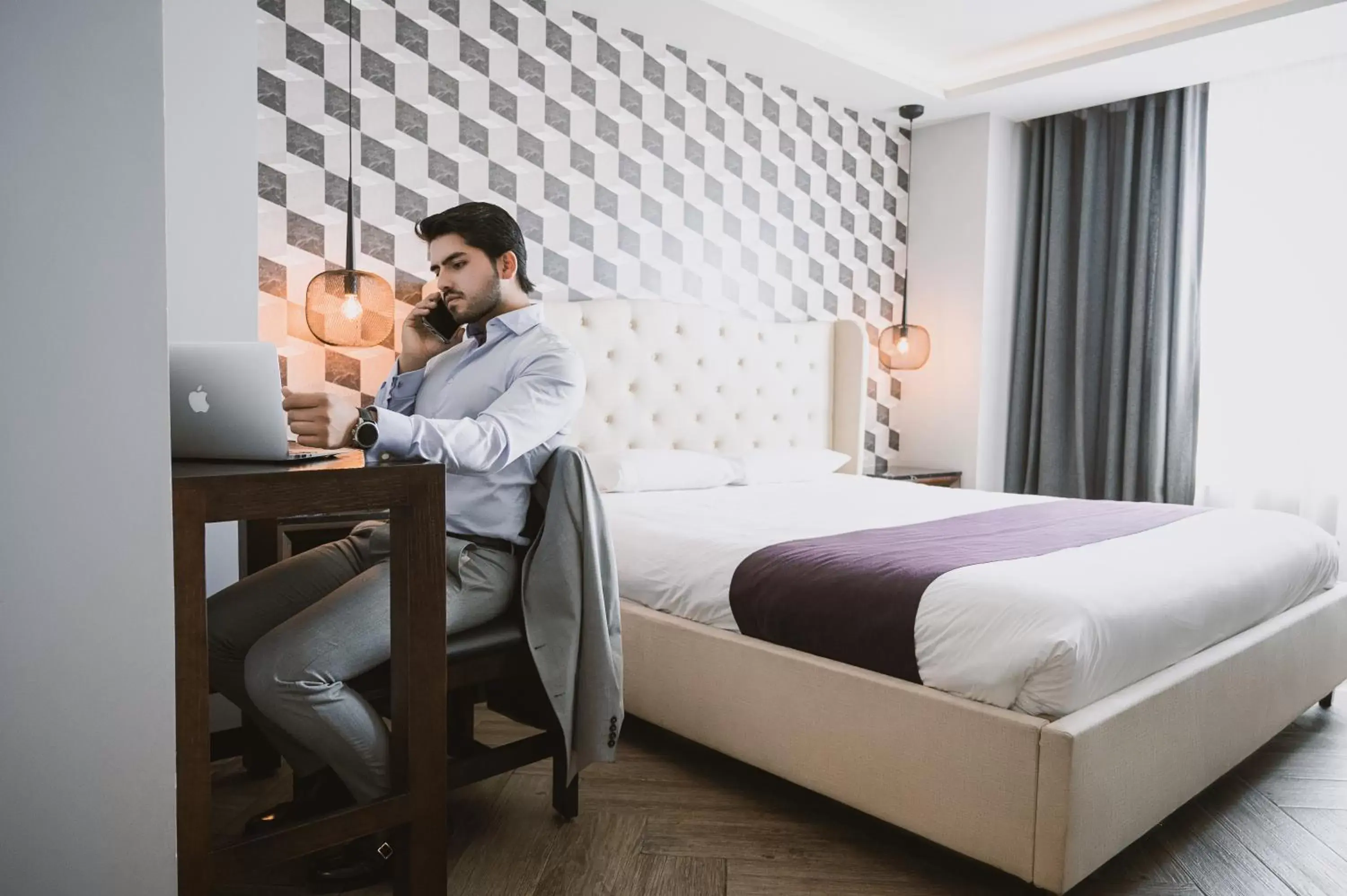 Landmark view, Bed in Casa Basalto Landmark view, Bed in Casa Basalto