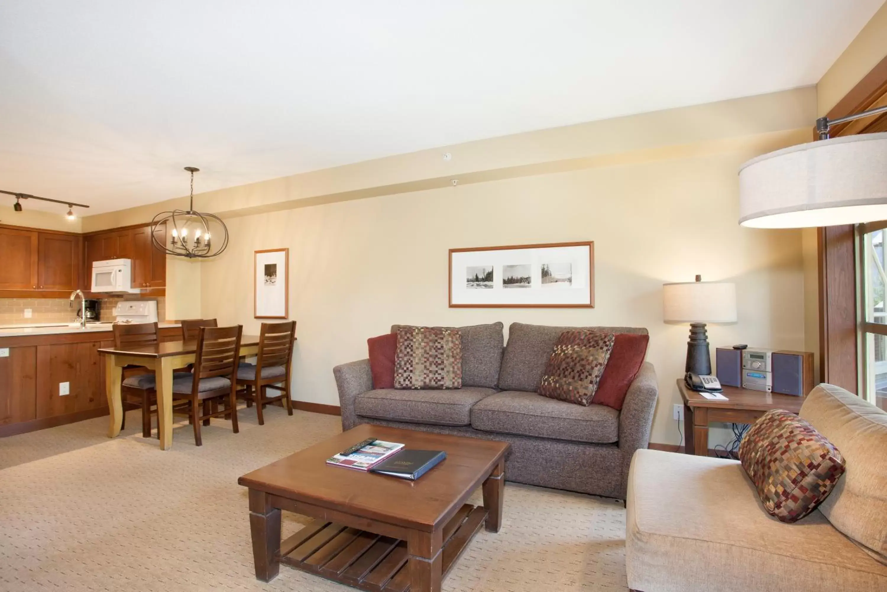 Living room, Seating Area in Horstman House by Whistler Premier