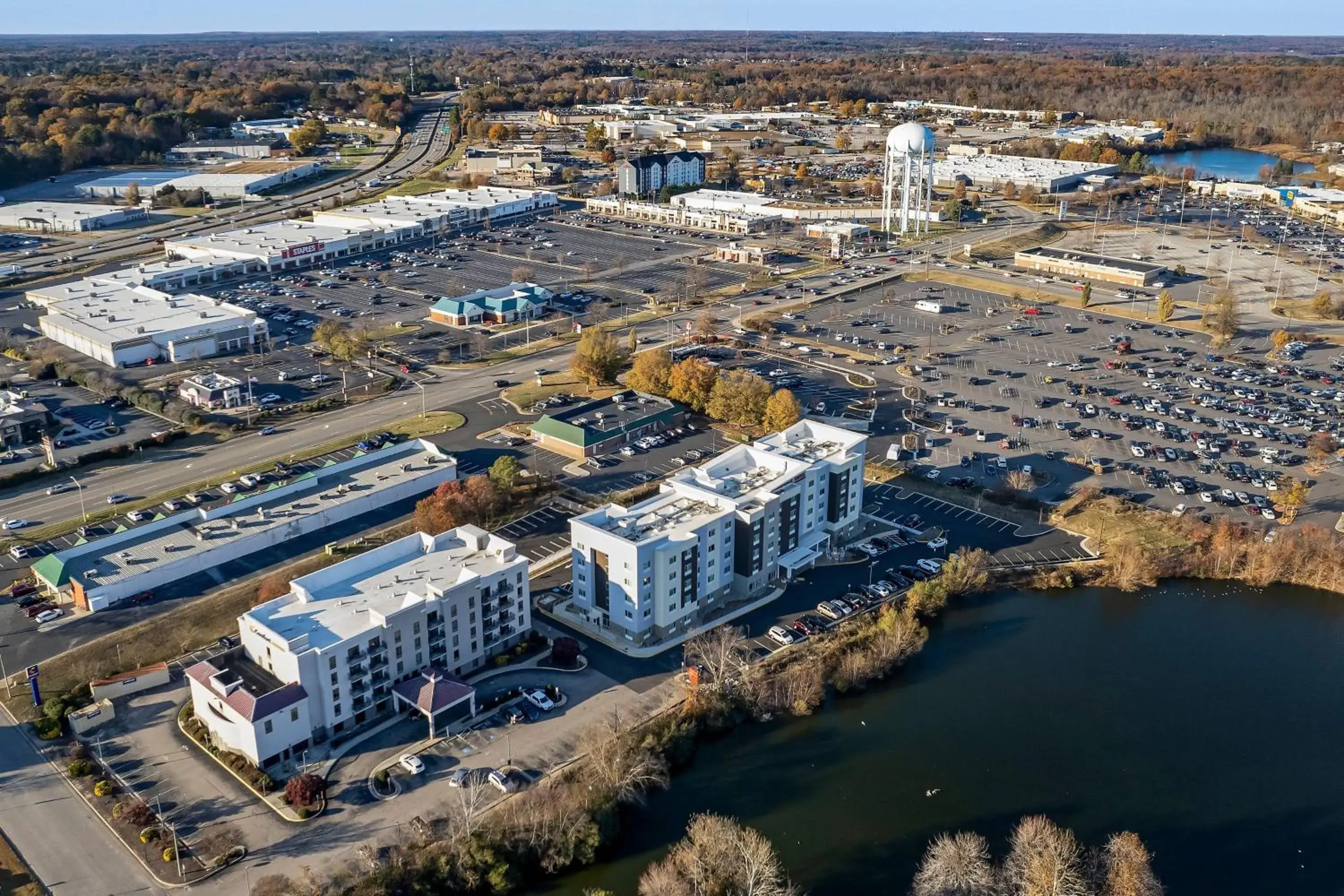 Property building, Bird's-eye View in TownePlace Suites by Marriott Richmond Colonial Heights