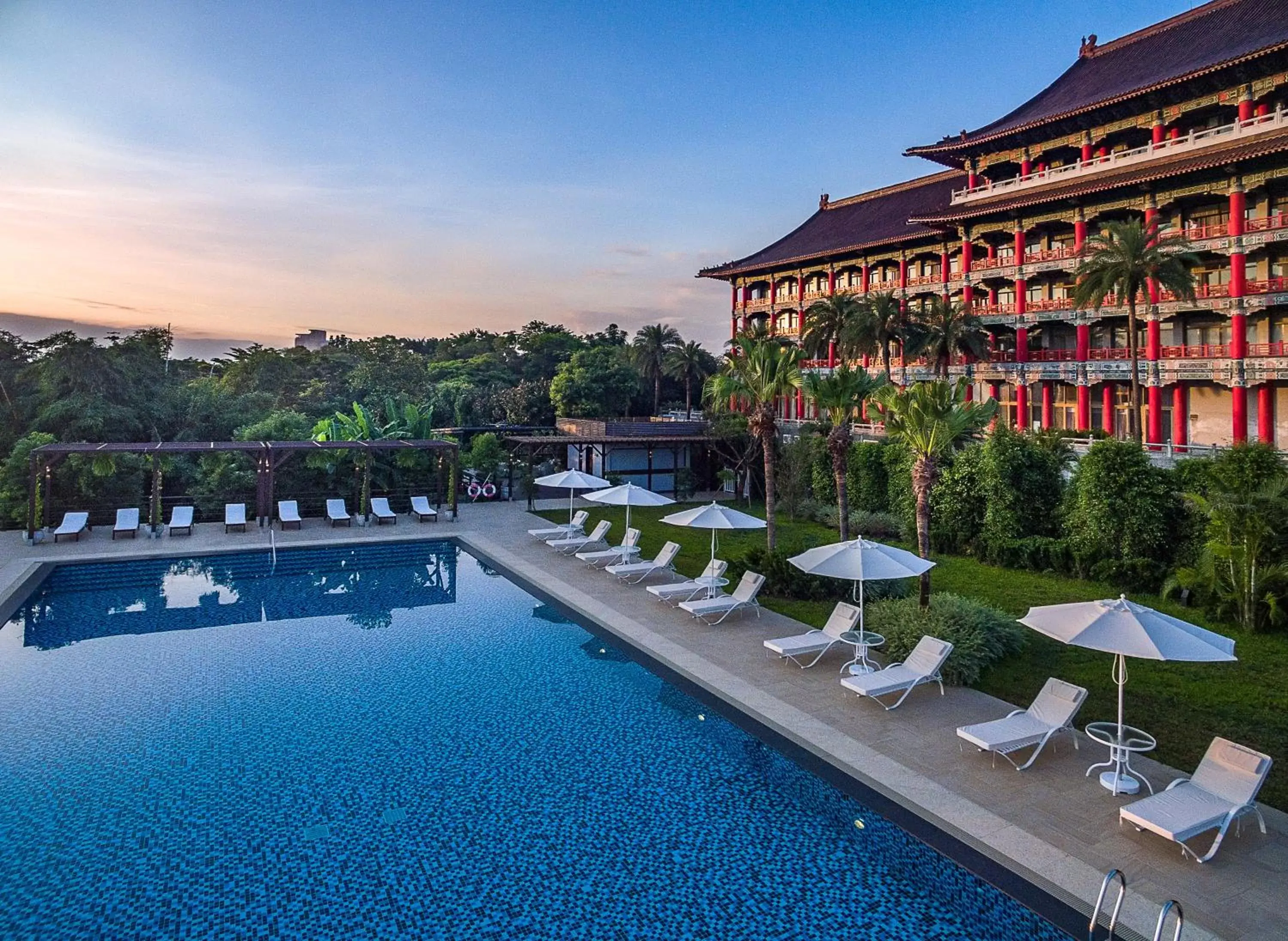 Property building, Swimming Pool in The Grand Hotel Kaohsiung