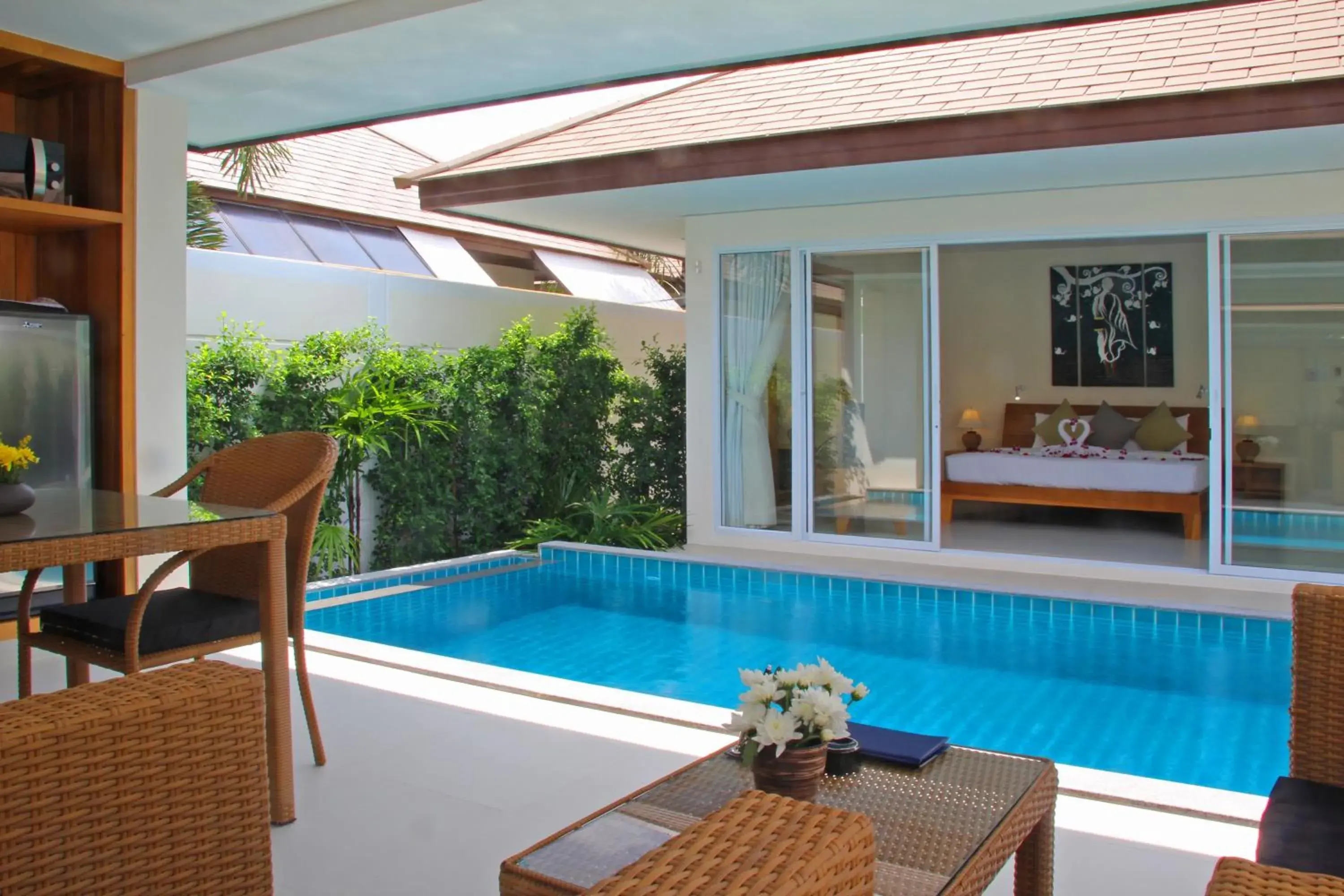 Balcony/Terrace, Swimming Pool in Samui Boat Lagoon