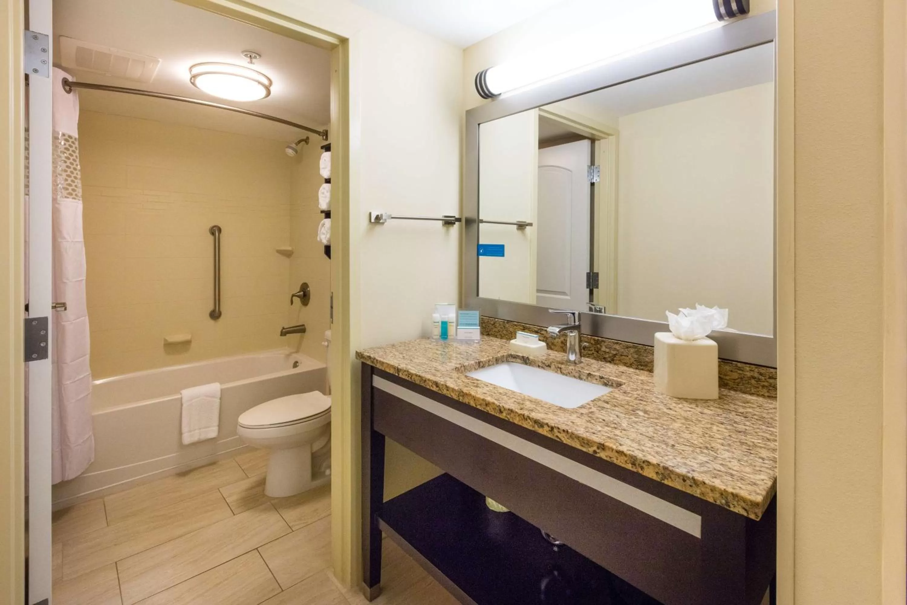Bathroom in Hampton Inn Daytona Beach/Beachfront